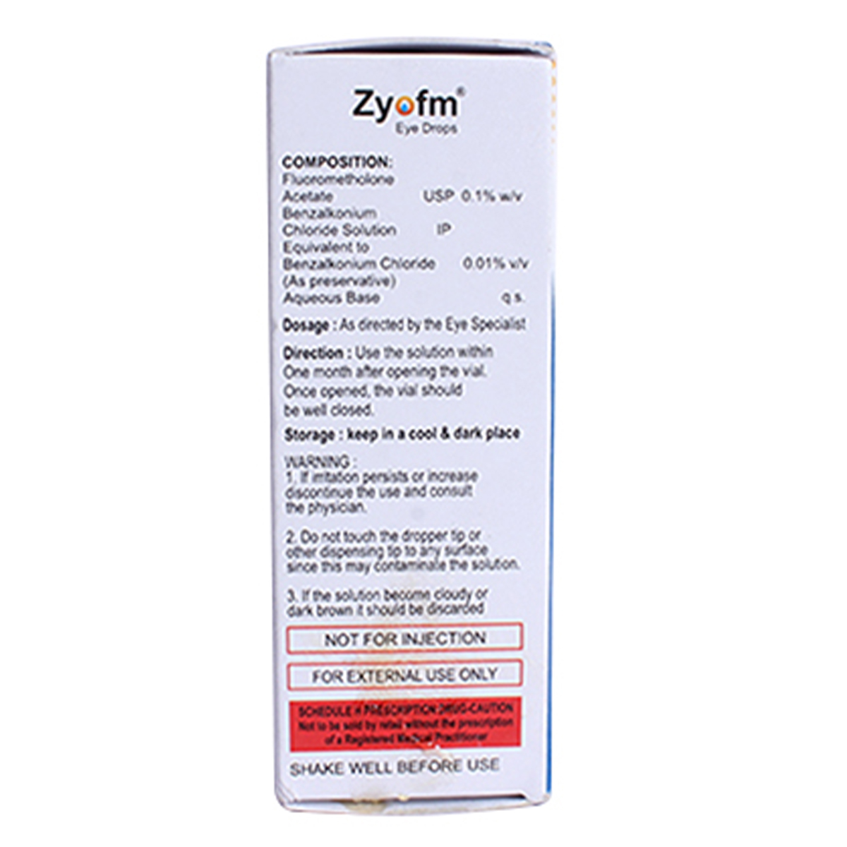 Zyofm Eye Drop 5 ml Zyofm Eye Drop 5 ml