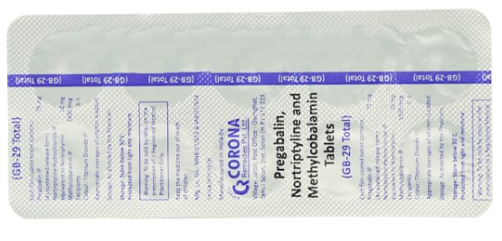 GB 29 Total Tablet 10's, Pack of 10 GB 29 Total Tablet 10's, Pack of 10