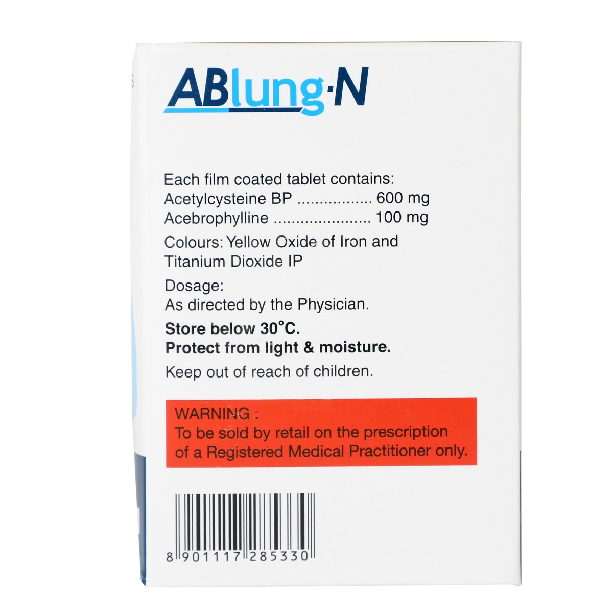 Ablung-N Tablet 15's, Pack of 15 TABLETS Ablung-N Tablet 15's, Pack of 15 TABLETS
