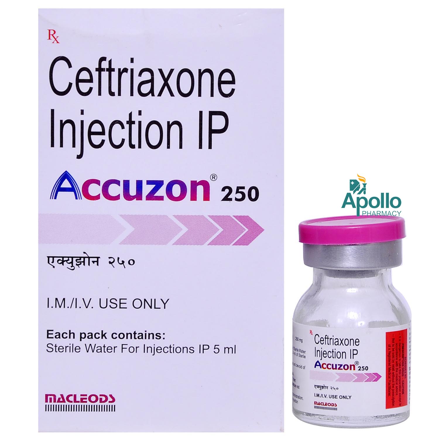 ACCUZON 250MG INJECTION, Pack of 1 INJECTION ACCUZON 250MG INJECTION, Pack of 1 INJECTION