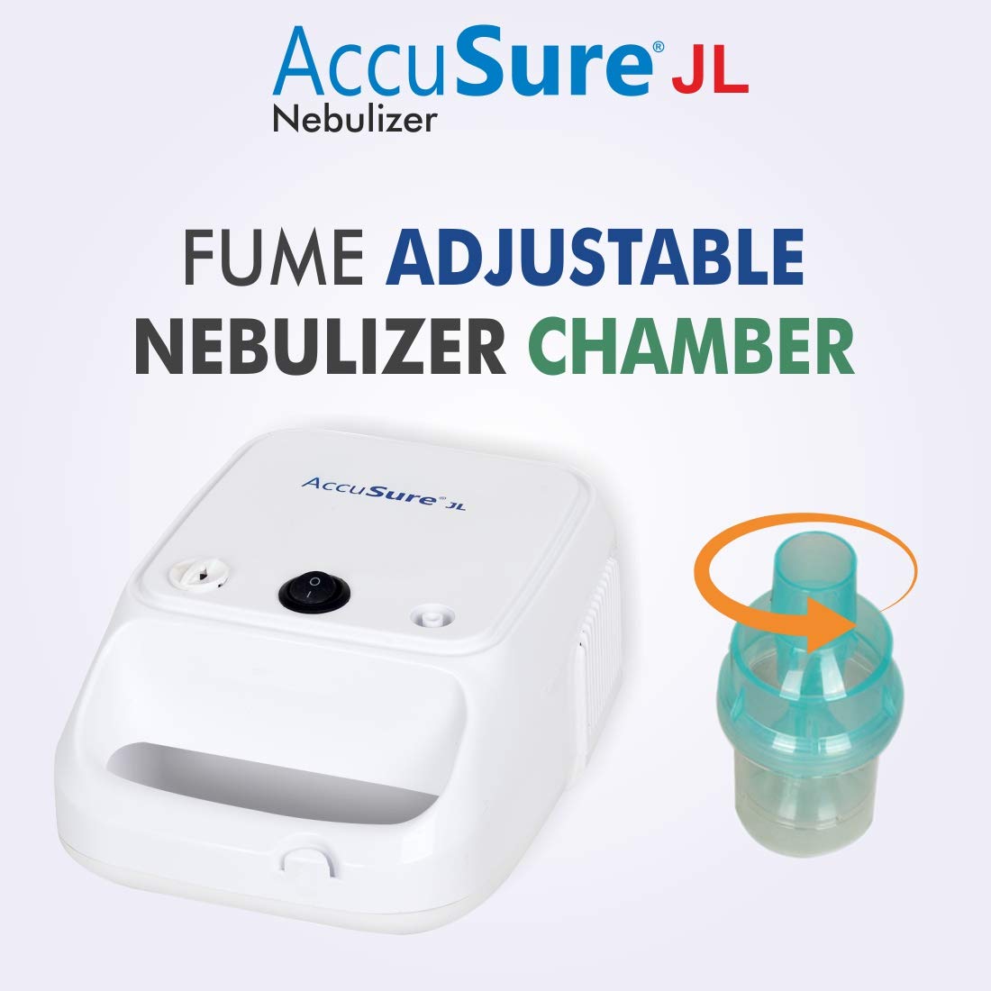 Accusure JL Nebulizer Device, 1 Count, Pack of 1 Accusure JL Nebulizer Device, 1 Count, Pack of 1