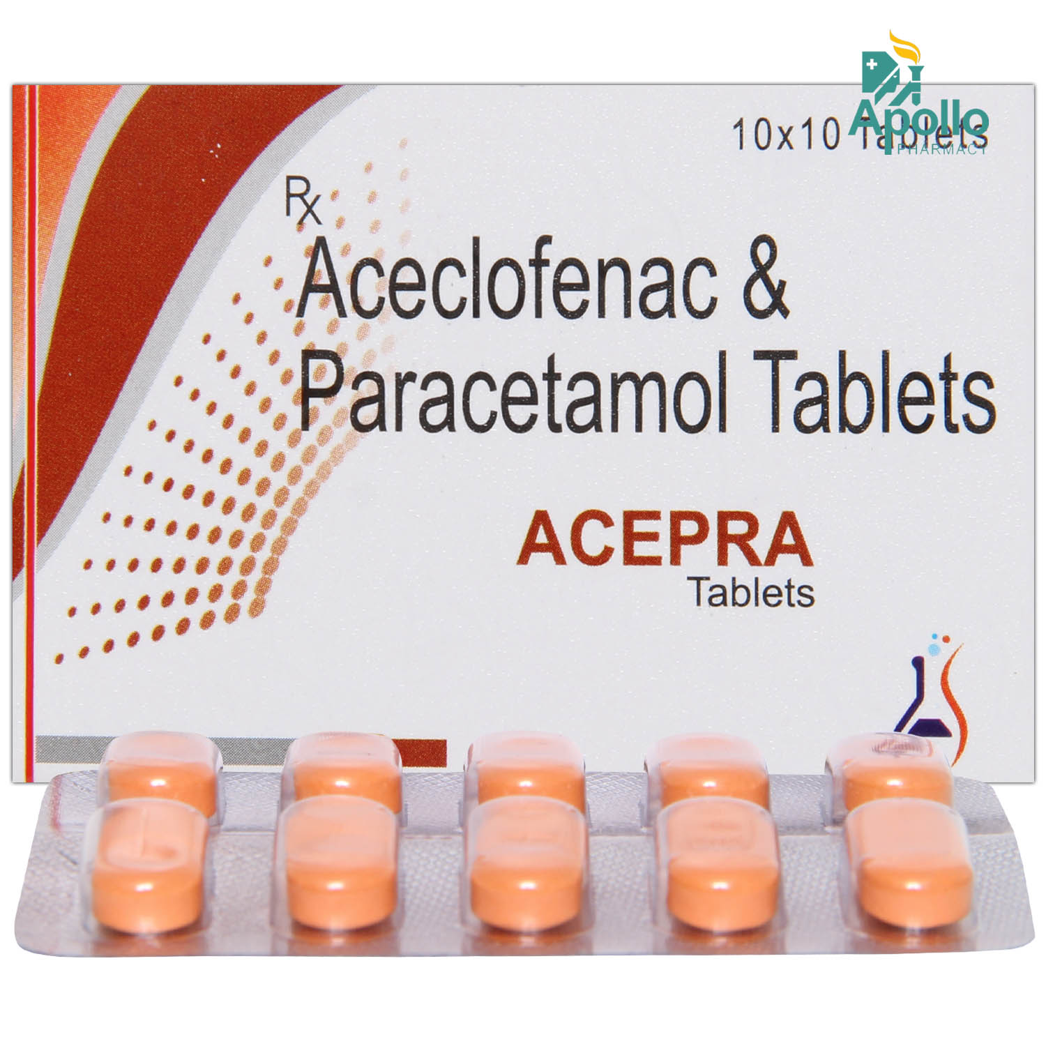 Acepra Tablet 10's, Pack of 10 TABLETS Acepra Tablet 10's, Pack of 10 TABLETS