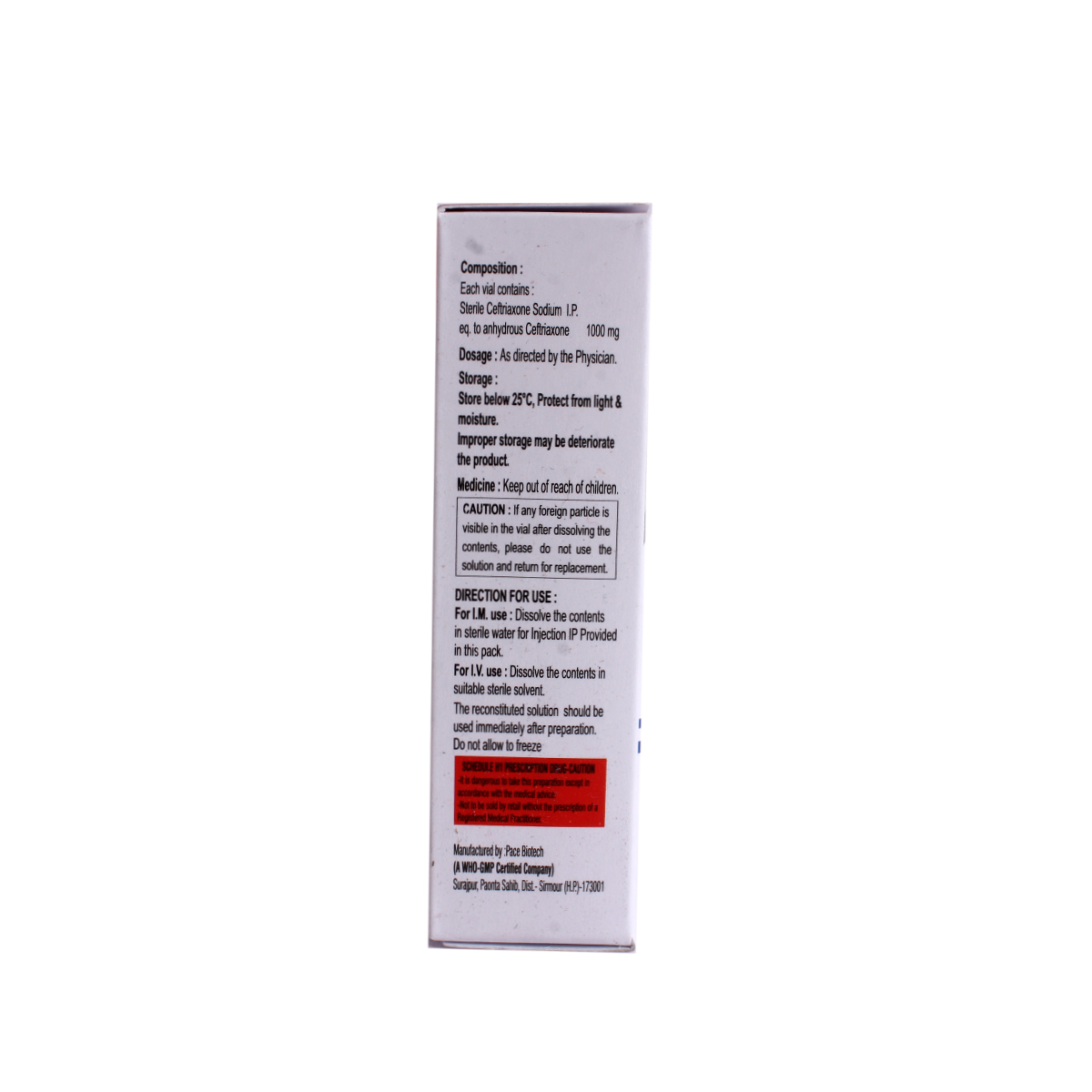 ACEF INJECTION 1GM , Pack of 1 INJECTION ACEF INJECTION 1GM , Pack of 1 INJECTION