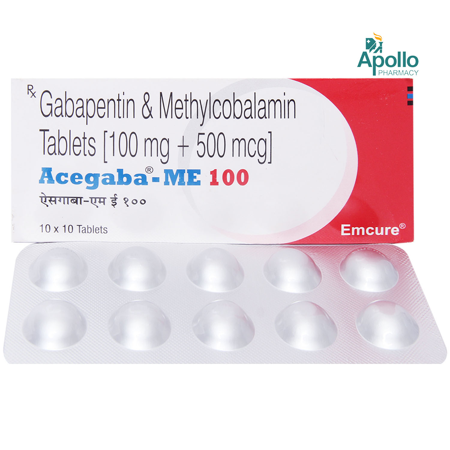 Acegaba ME 100 Tablet 10's, Pack of 10 TabletS Acegaba ME 100 Tablet 10's, Pack of 10 TabletS