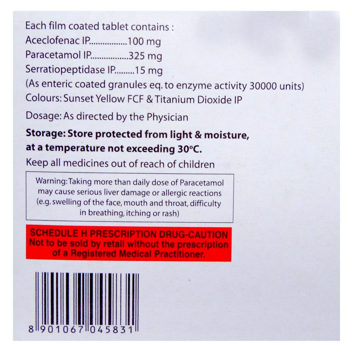 Ace Proxyvon SP Tablet, Pack of 10 TABLETS Ace Proxyvon SP Tablet, Pack of 10 TABLETS