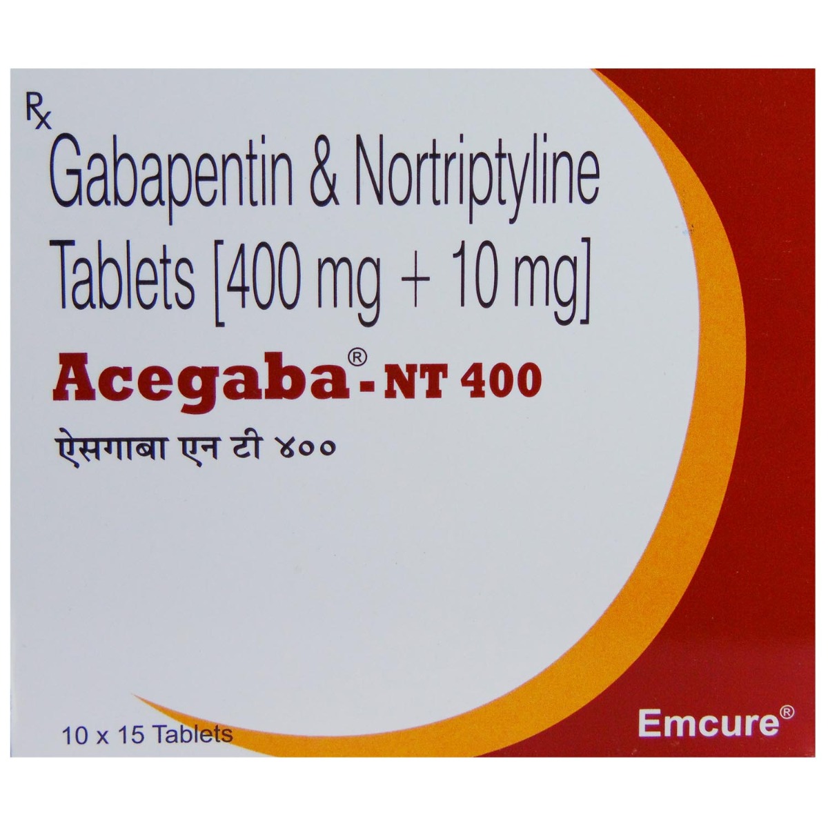 Acegaba-NT 400 Tablet 15's, Pack of 15 TABLETS Acegaba-NT 400 Tablet 15's, Pack of 15 TABLETS