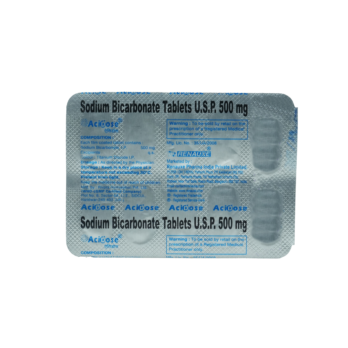 Buy Acidose Tablet 10's Online