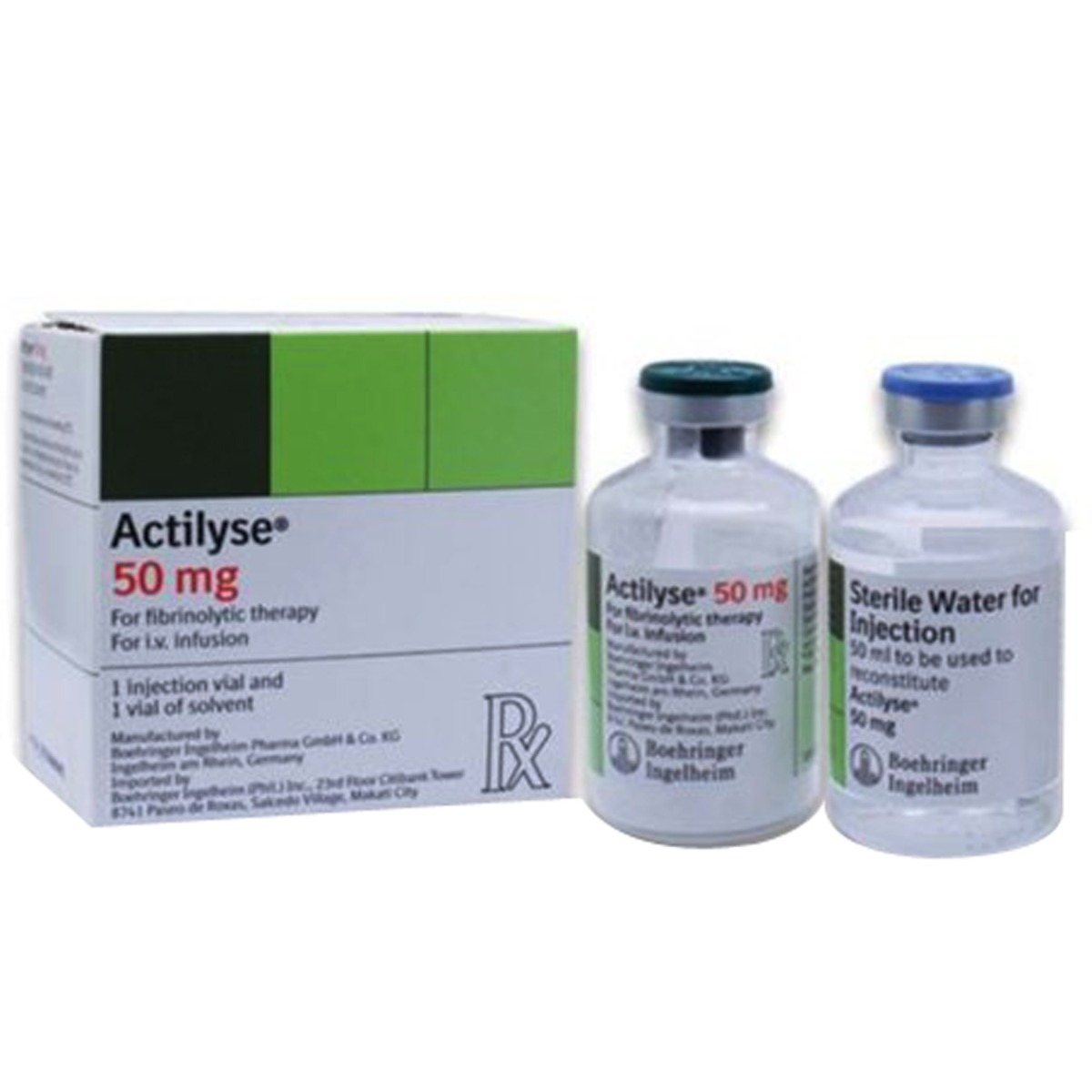 Actilyse 50 mg Injection, Pack of 1 INJECTION Actilyse 50 mg Injection, Pack of 1 INJECTION