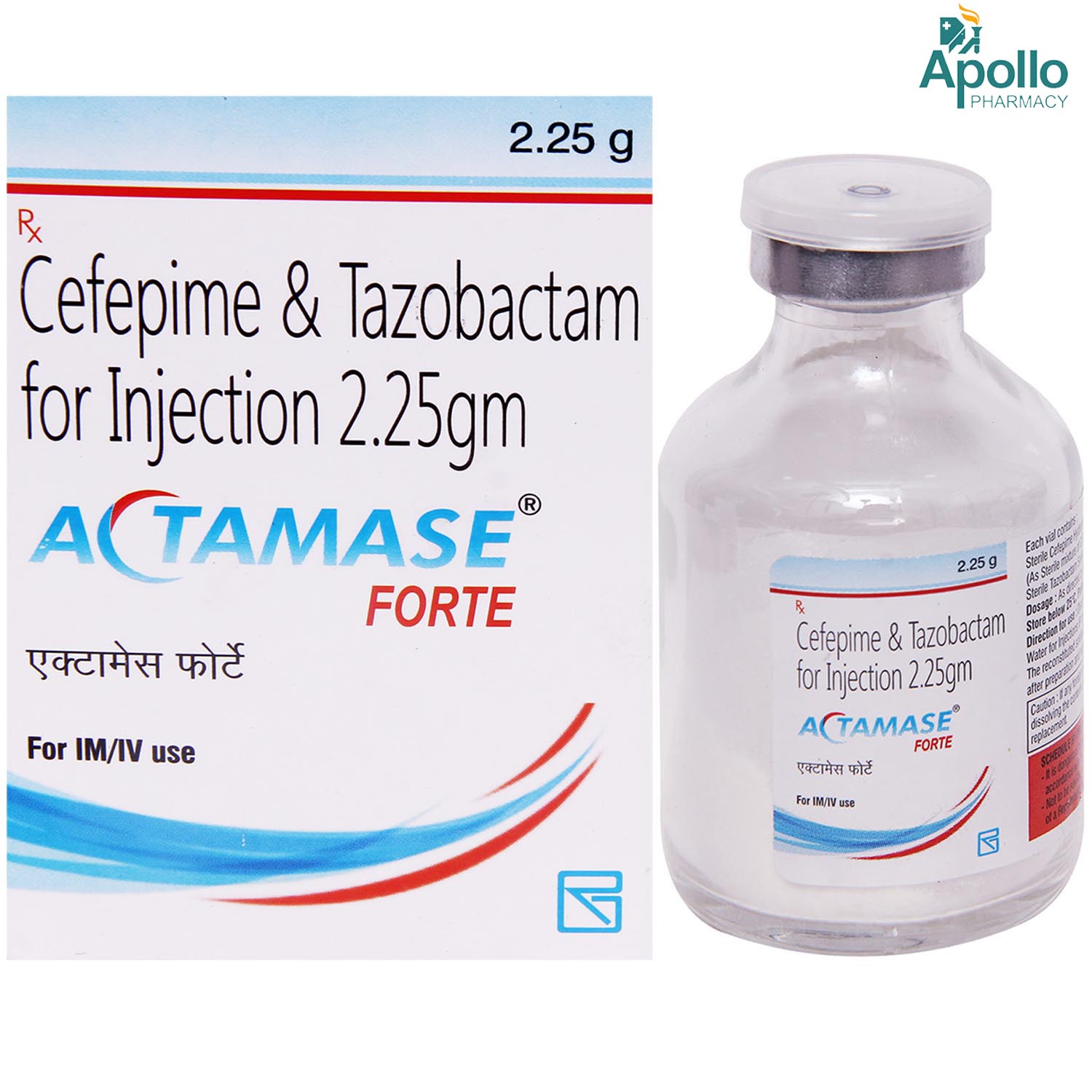 Actamase Forte 2.25gm Injection 1's, Pack of 1 Injection Actamase Forte 2.25gm Injection 1's, Pack of 1 Injection