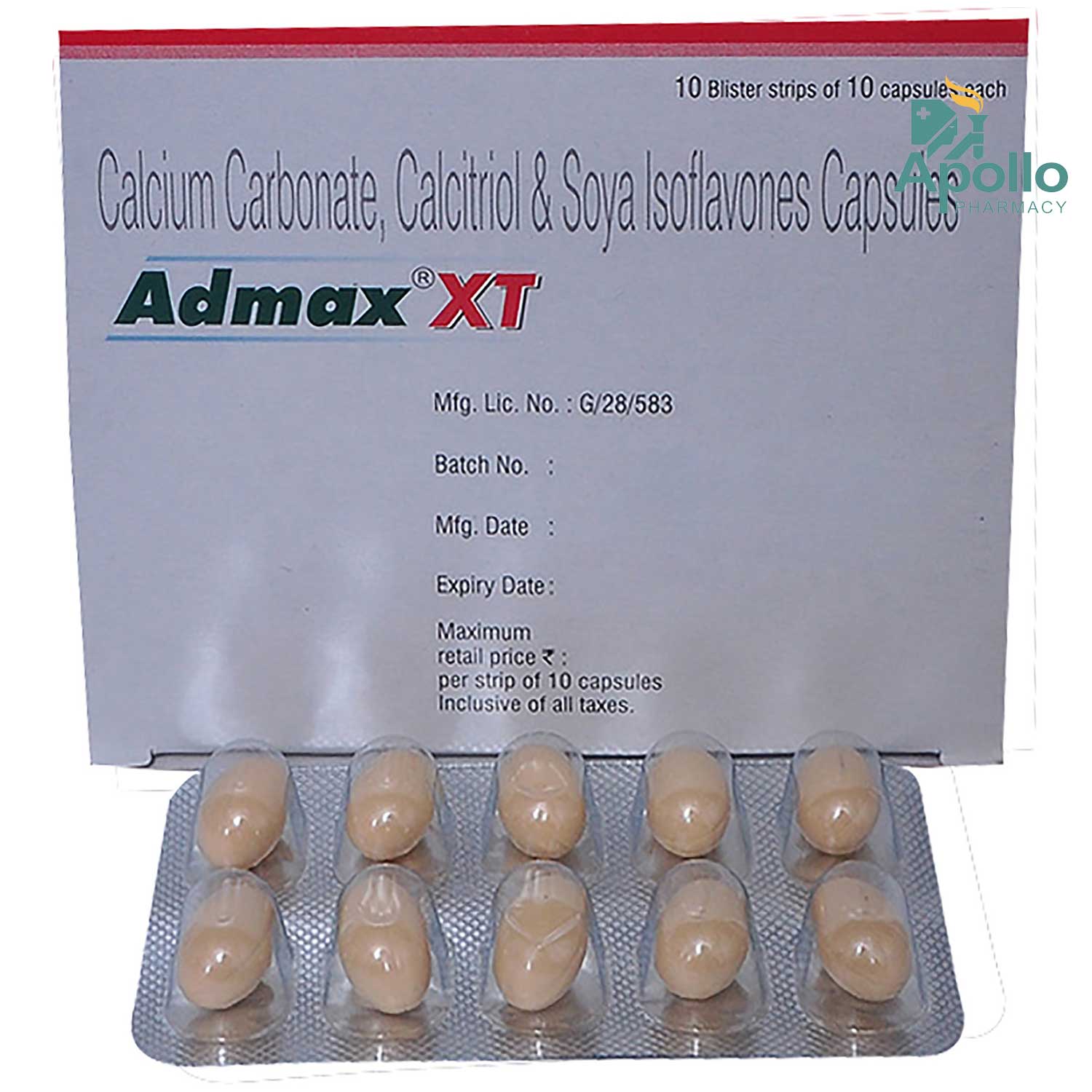 Admax XT Capsule 10's, Pack of 10 CAPSULES Admax XT Capsule 10's, Pack of 10 CAPSULES