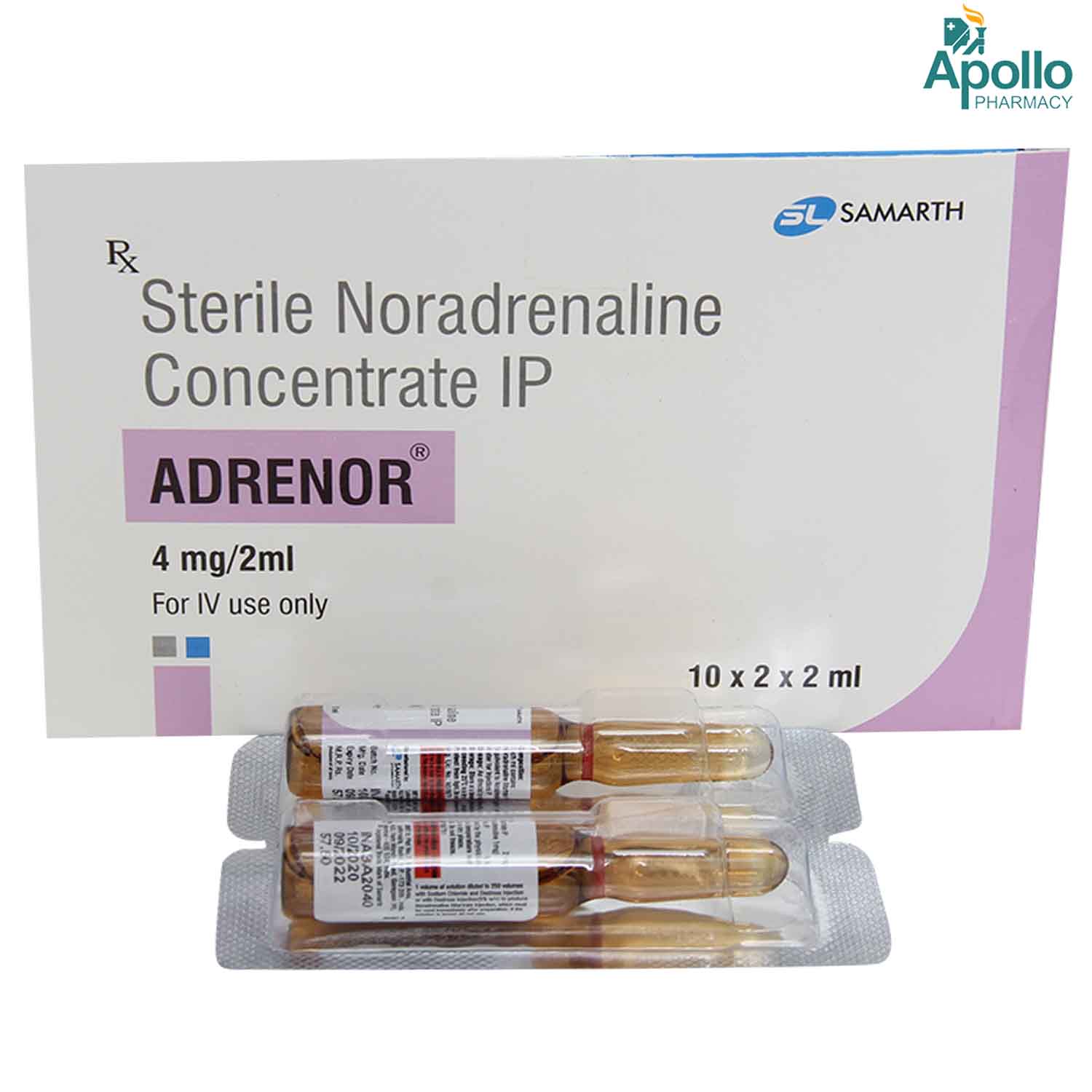Adrenor Injection 2 ml, Pack of 1 Injection Adrenor Injection 2 ml, Pack of 1 Injection