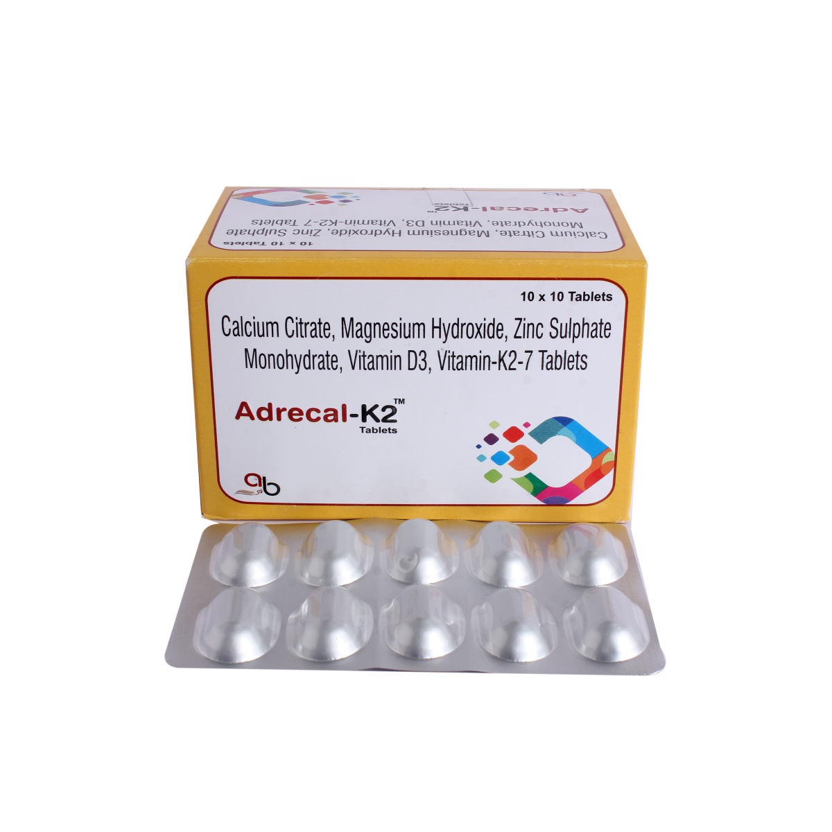 Adrecal-K2 Tablet 10's, Pack of 10 TABLETS Adrecal-K2 Tablet 10's, Pack of 10 TABLETS