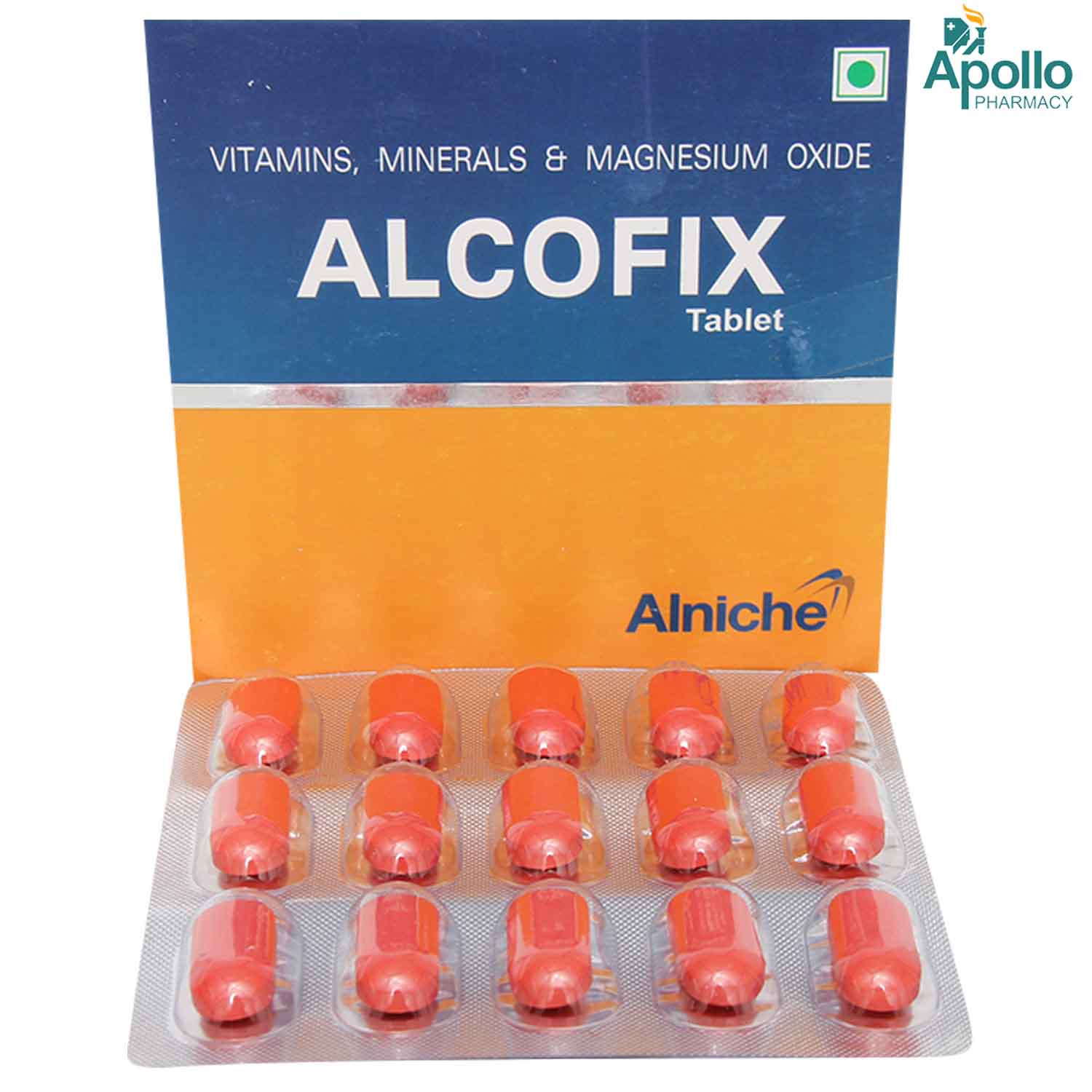Alcofix Tablet 15's, Pack of 15 TABLETS Alcofix Tablet 15's, Pack of 15 TABLETS