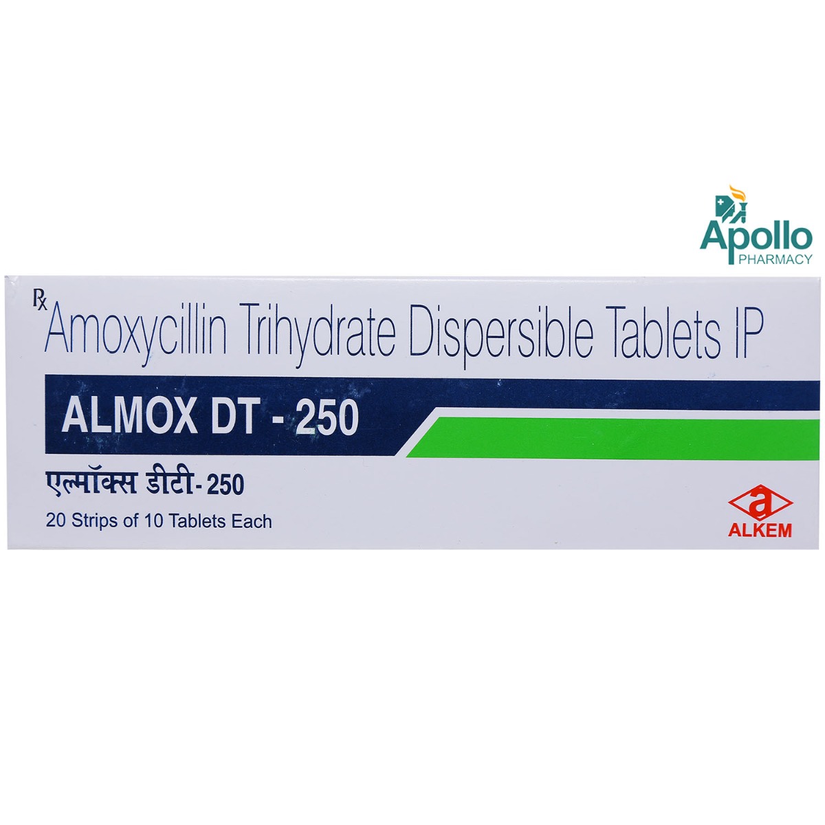 Almox DT 250 mg Tablet 10's, Pack of 10 TabletS Almox DT 250 mg Tablet 10's, Pack of 10 TabletS