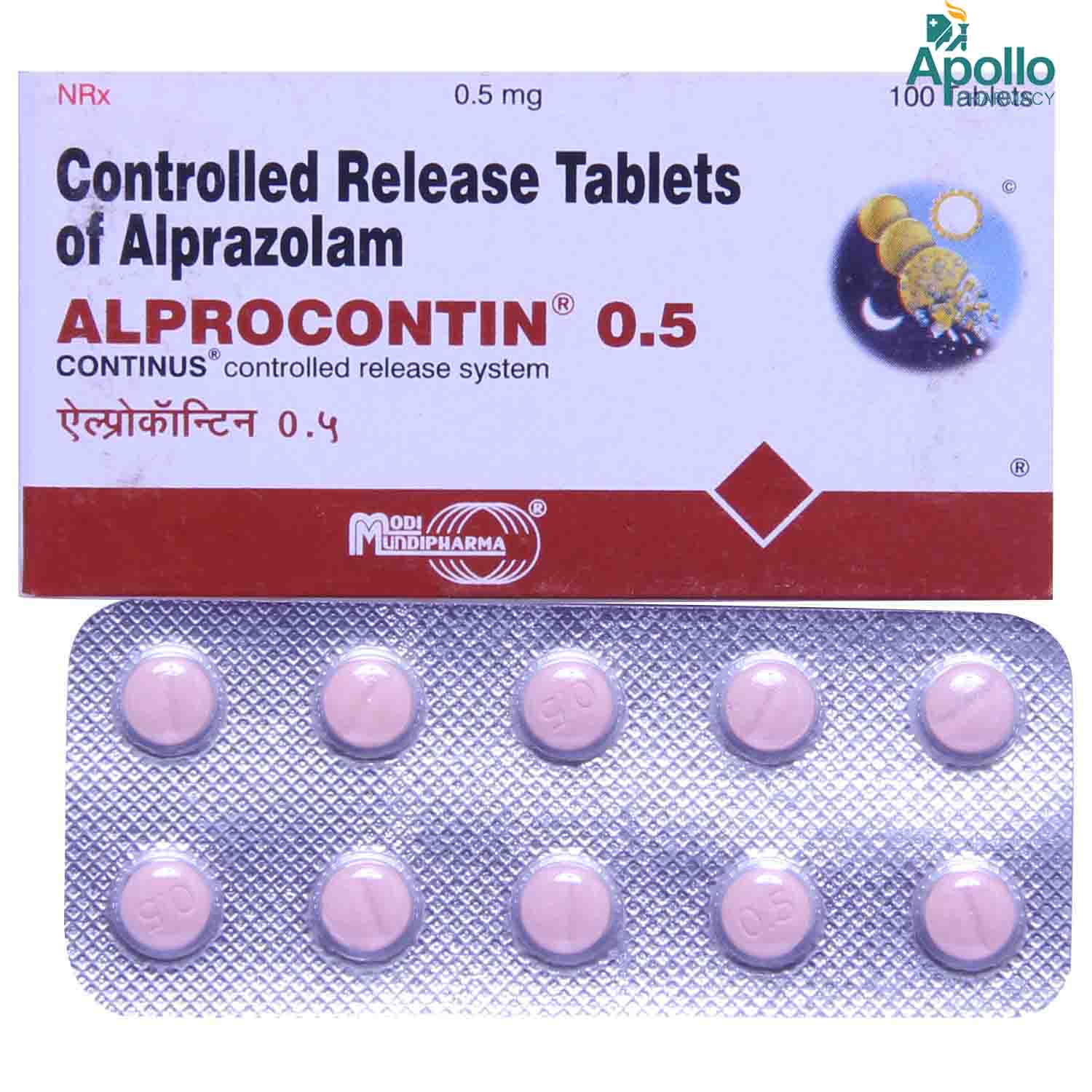 Buy Alprocontin 0.5 Tablet 10's Online