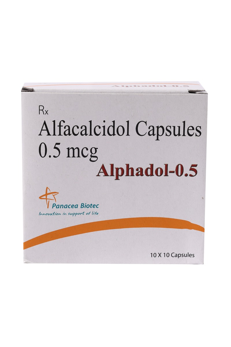 Alphadol 0.50 Capsule 10's, Pack of 10 CAPSULES Alphadol 0.50 Capsule 10's, Pack of 10 CAPSULES