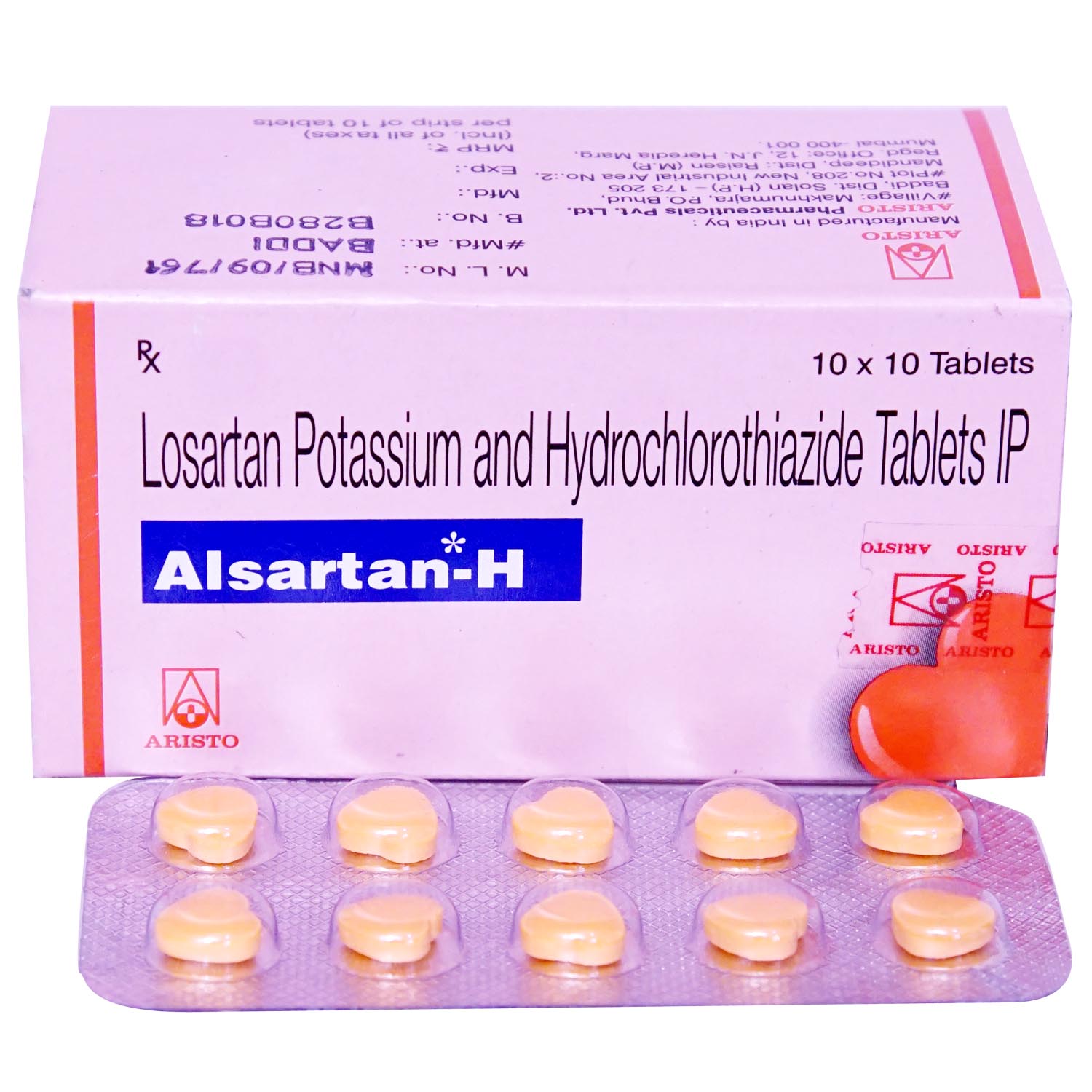 Buy Alsartan H Tablet 10's Online