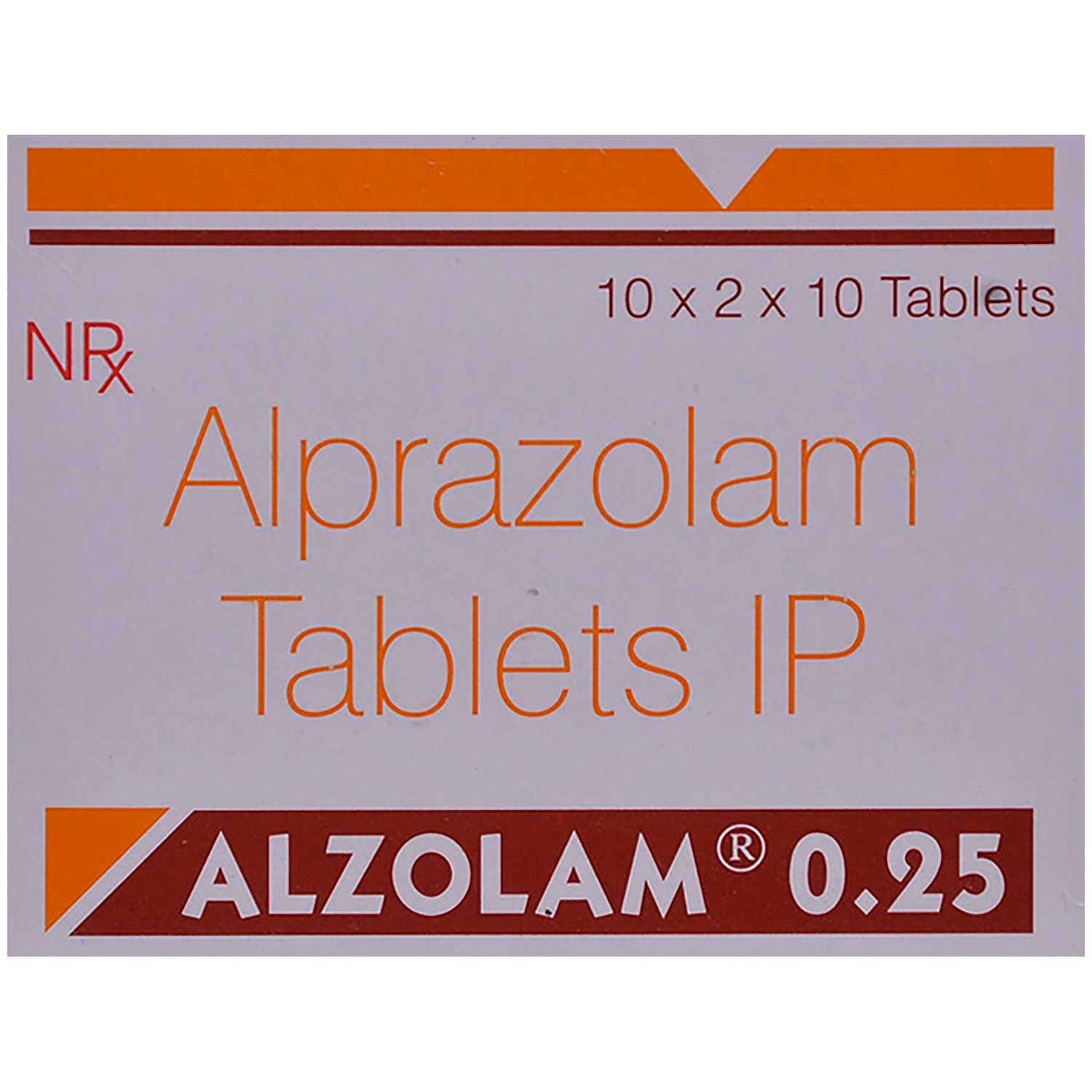 Alzolam 0.25 Tablet 10's, Pack of 10 TABLETS Alzolam 0.25 Tablet 10's, Pack of 10 TABLETS