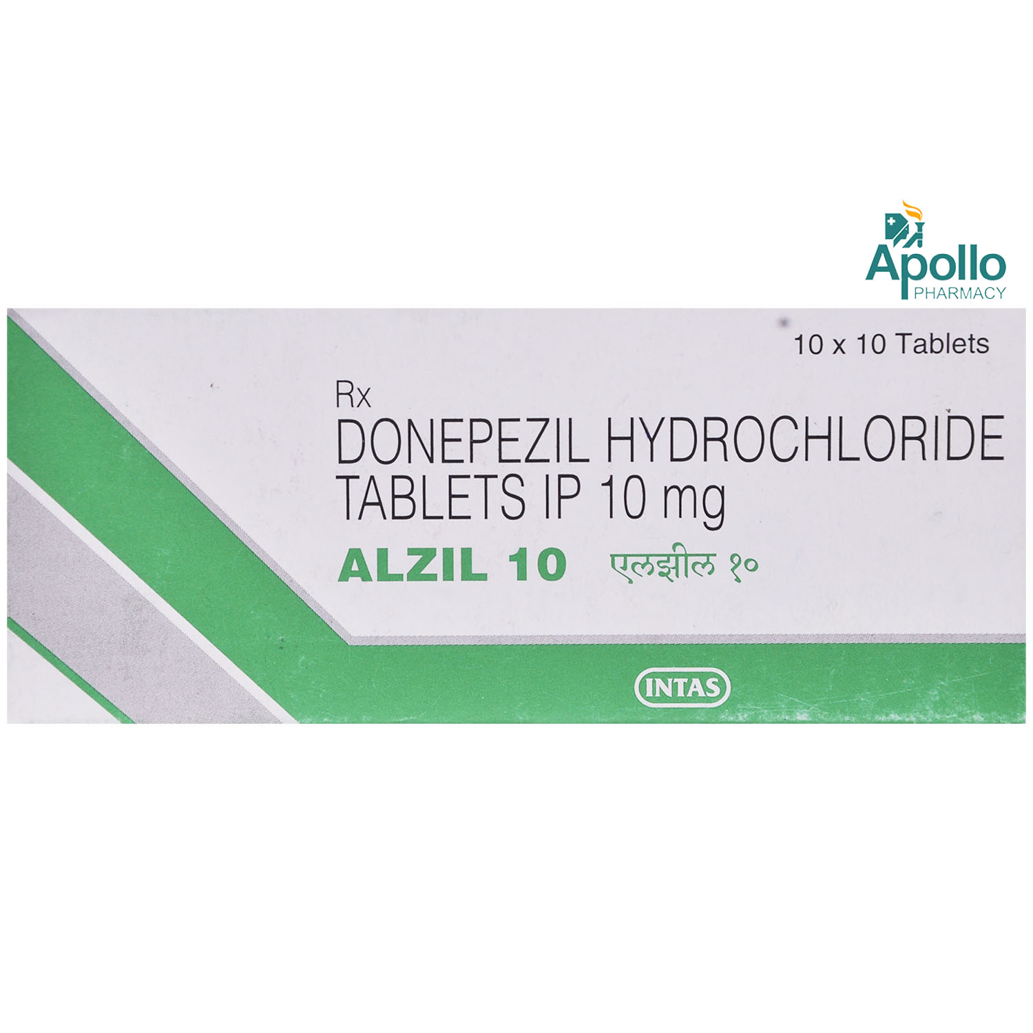 Alzil 10 Tablet 10's, Pack of 10 TABLETS Alzil 10 Tablet 10's, Pack of 10 TABLETS