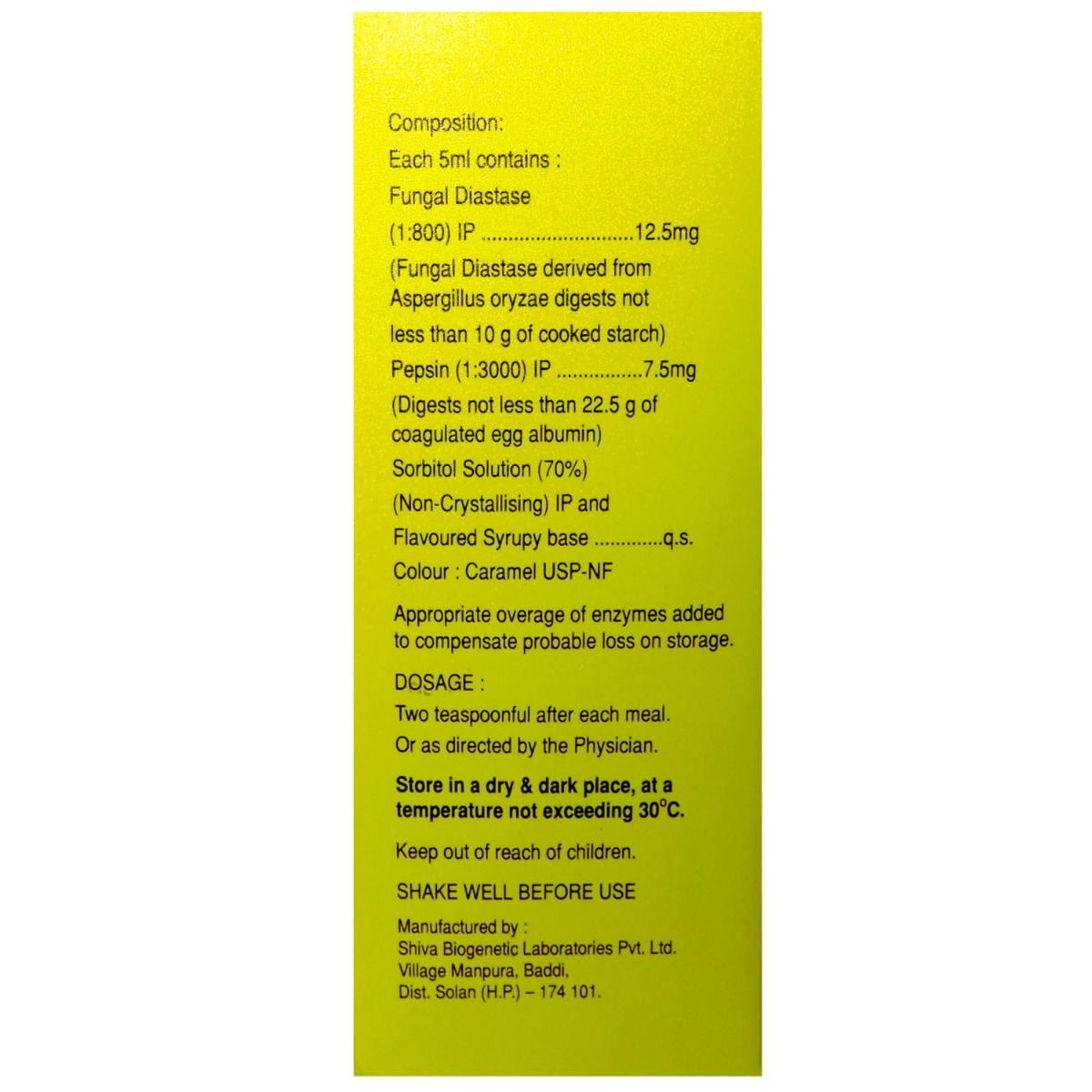 Alzyme Syrup 200 ml, Pack of 1 Alzyme Syrup 200 ml, Pack of 1