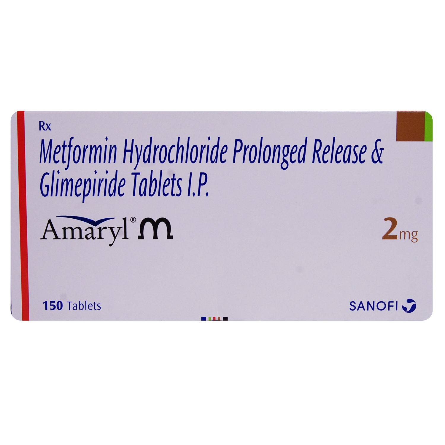 Buy Amaryl M 2 mg Tablet 15's Online