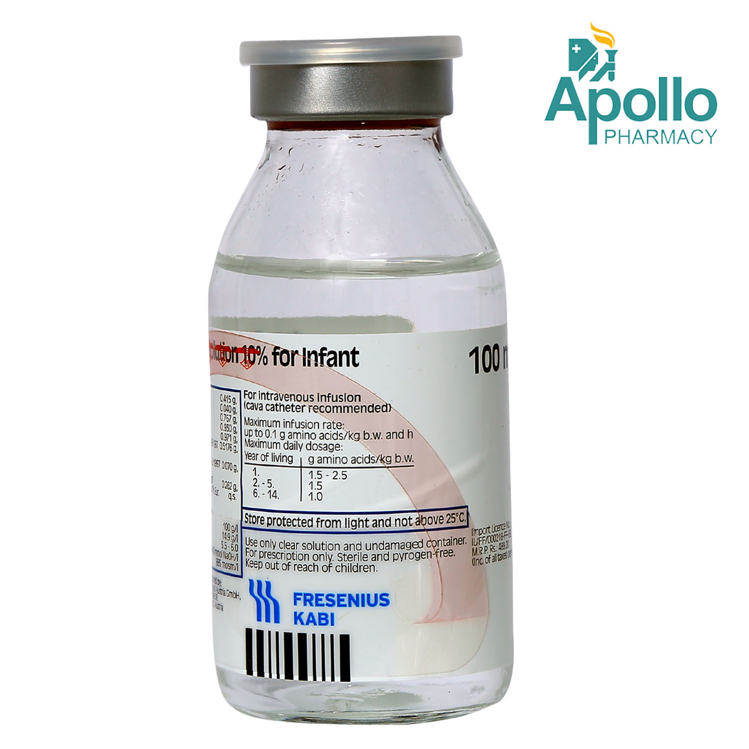 Aminoven Infant Infusion 100 ml, Pack of 1 INFUSION Aminoven Infant Infusion 100 ml, Pack of 1 INFUSION