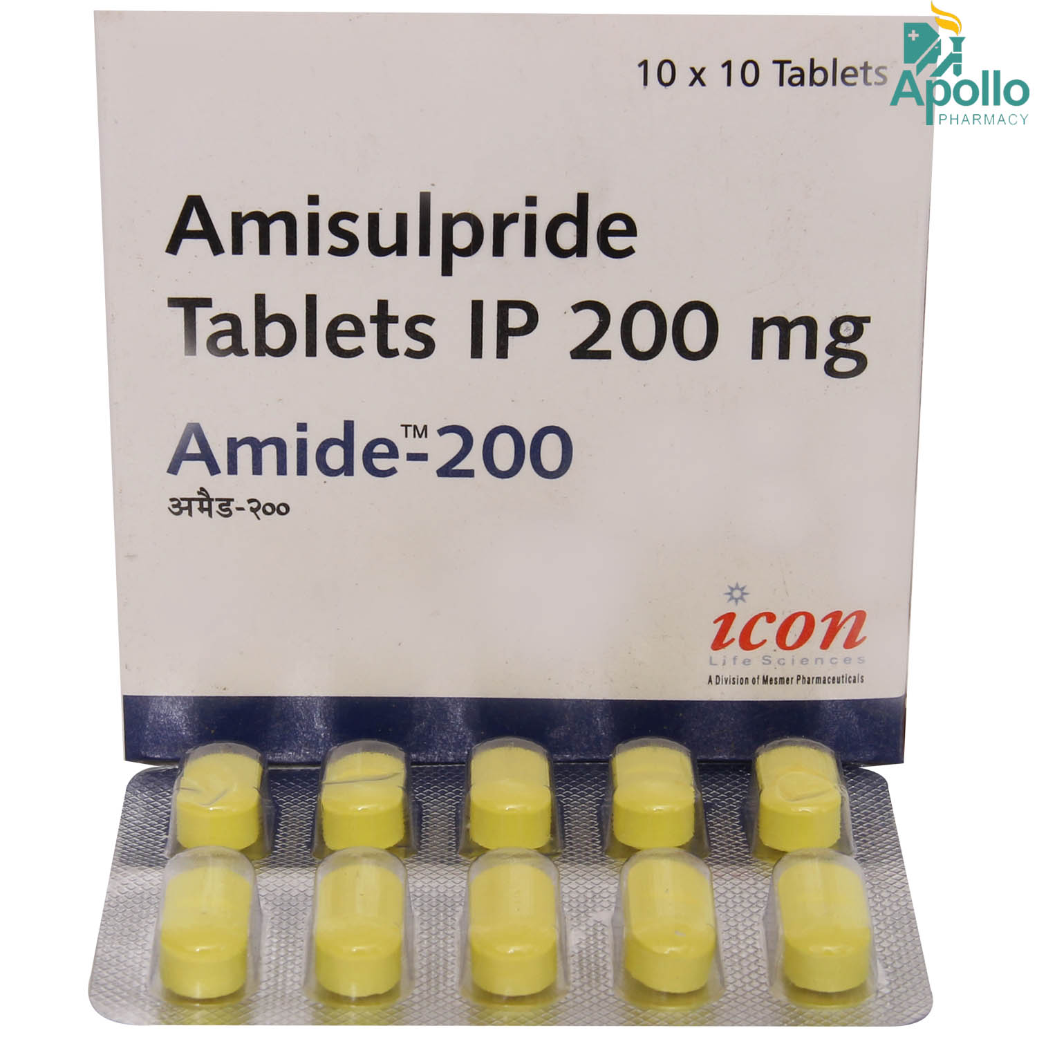 Amide-200 Tablet 10's, Pack of 10 TABLETS Amide-200 Tablet 10's, Pack of 10 TABLETS