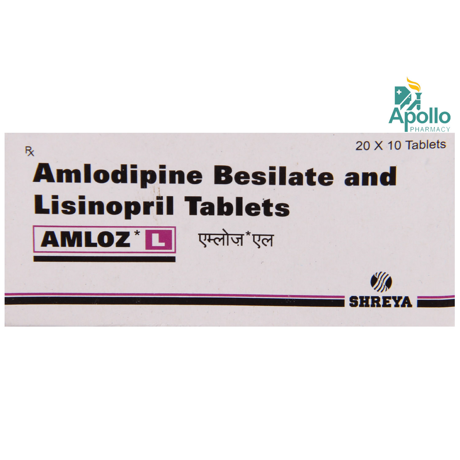 Buy Amloz L Tablet 10's Online