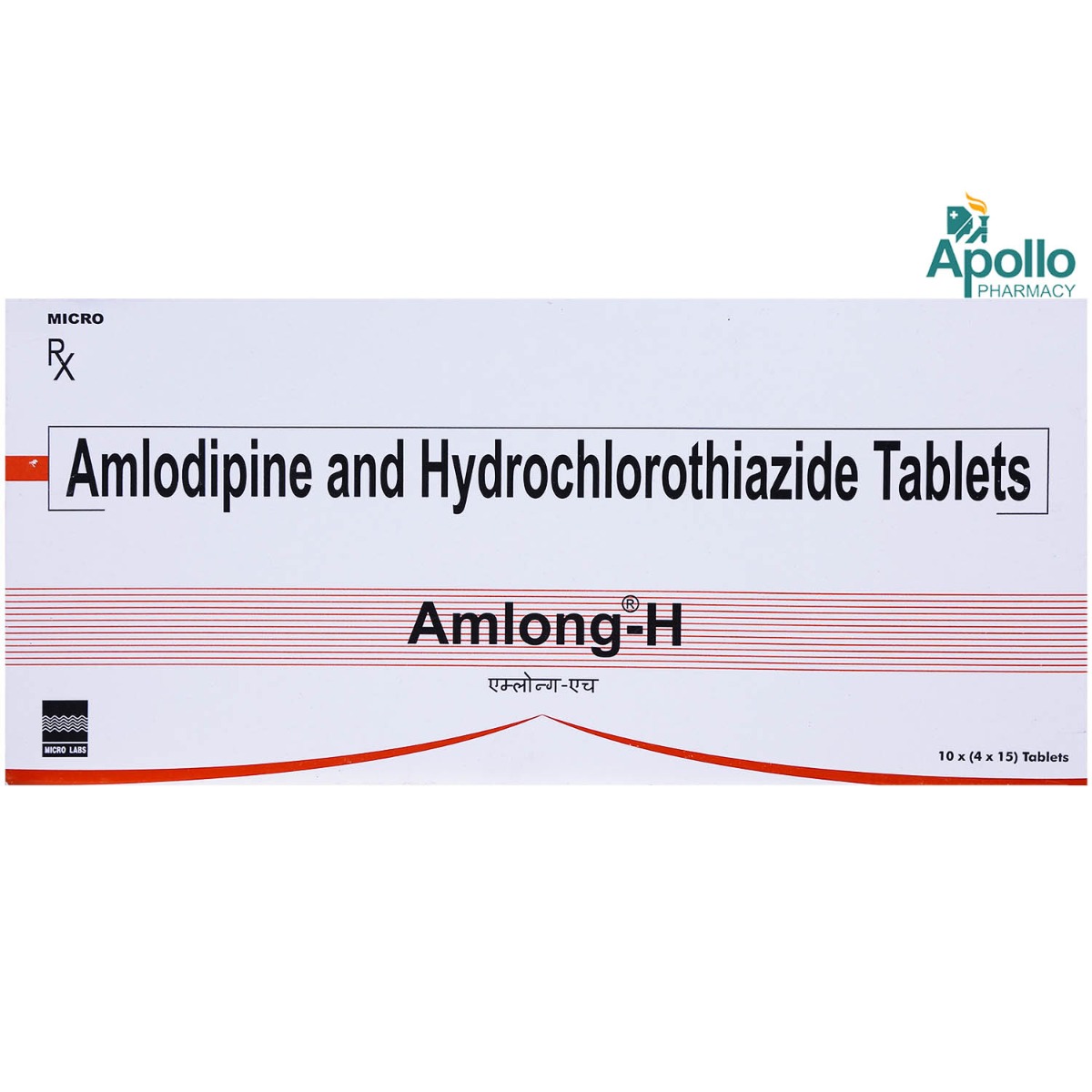 Buy Amlong-H Tablet 15's Online