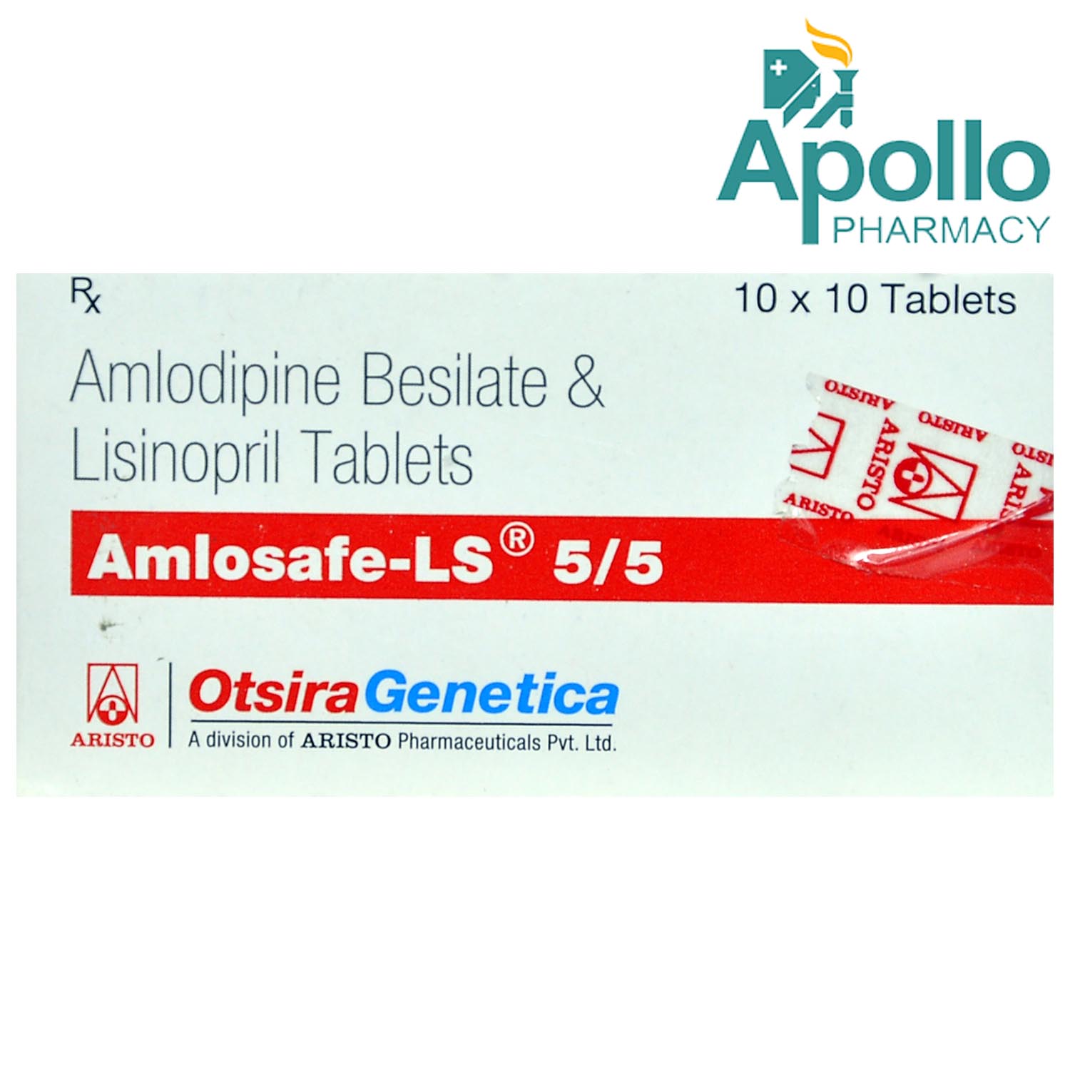 Buy Amlosafe-LS 5/5 Tablet 10's Online