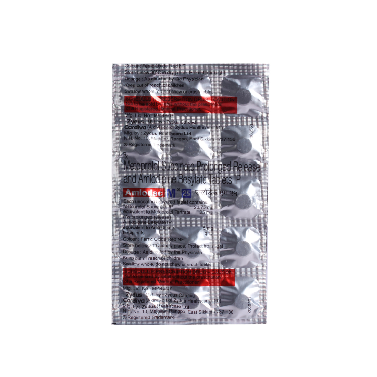 Amlodac M 25 Tablet 15's, Pack of 15 TABLETS Amlodac M 25 Tablet 15's, Pack of 15 TABLETS