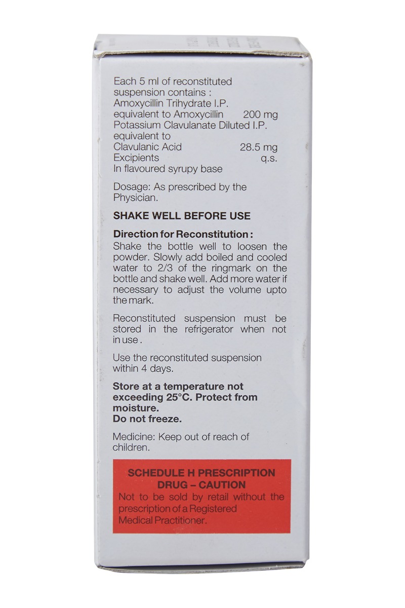 Amoxyclav Dry Syrup 30 ml, Pack of 1 Amoxyclav Dry Syrup 30 ml, Pack of 1