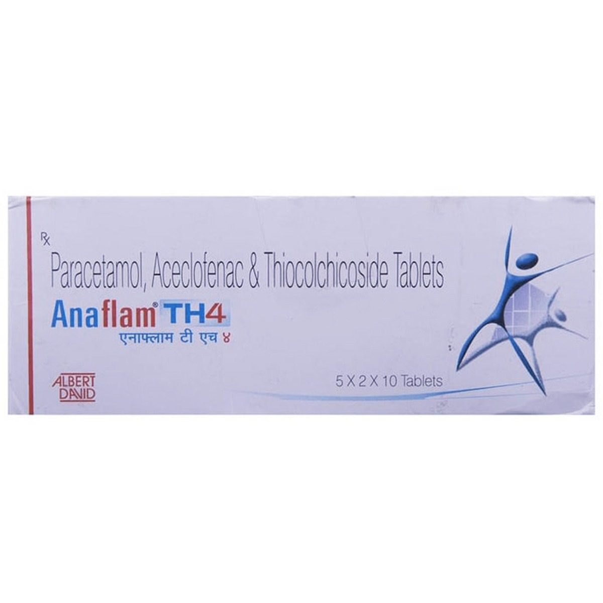Anaflam TH 4 Tablet 10's, Pack of 10 Anaflam TH 4 Tablet 10's, Pack of 10