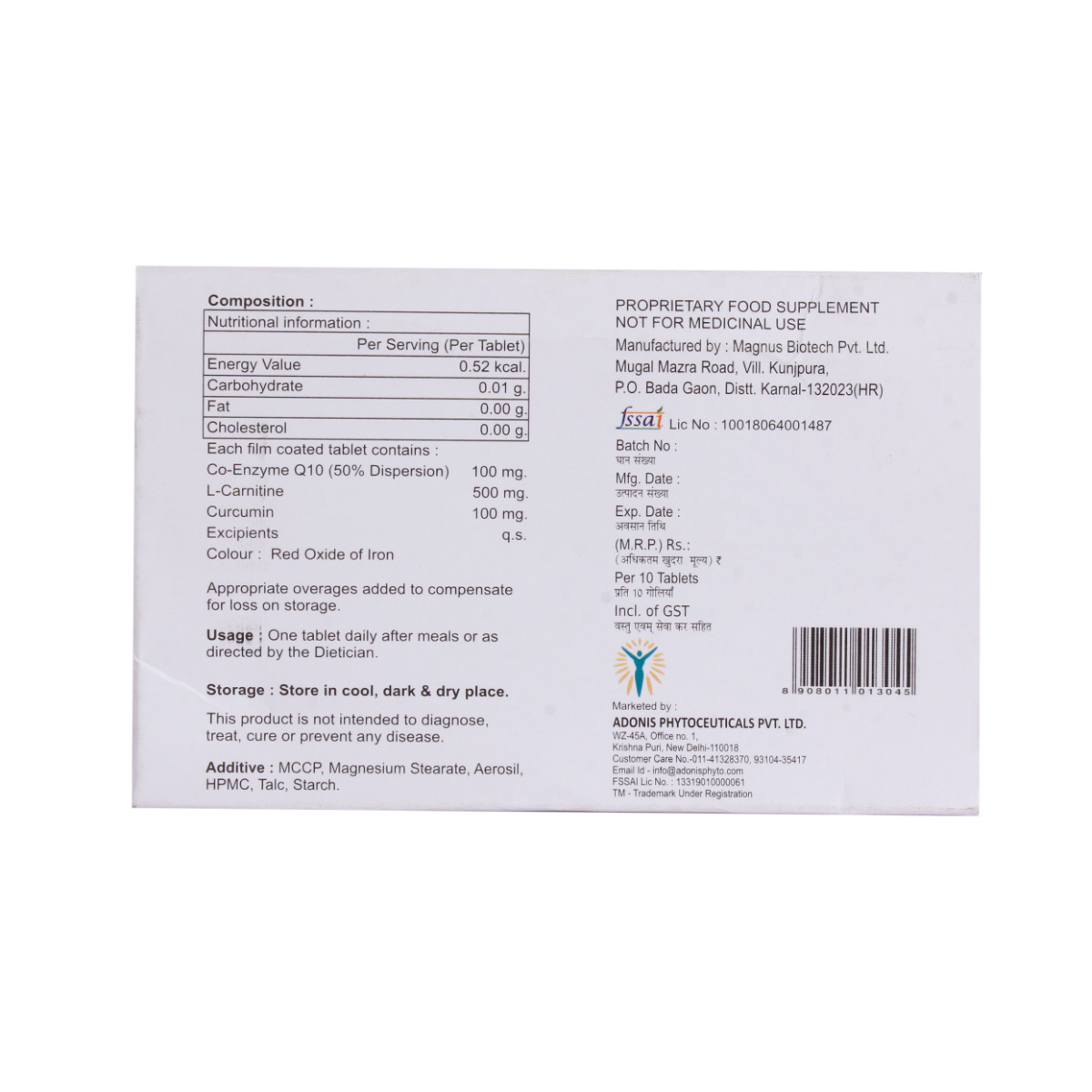 Andro-Q Tablet 10's, Pack of 10 Andro-Q Tablet 10's, Pack of 10