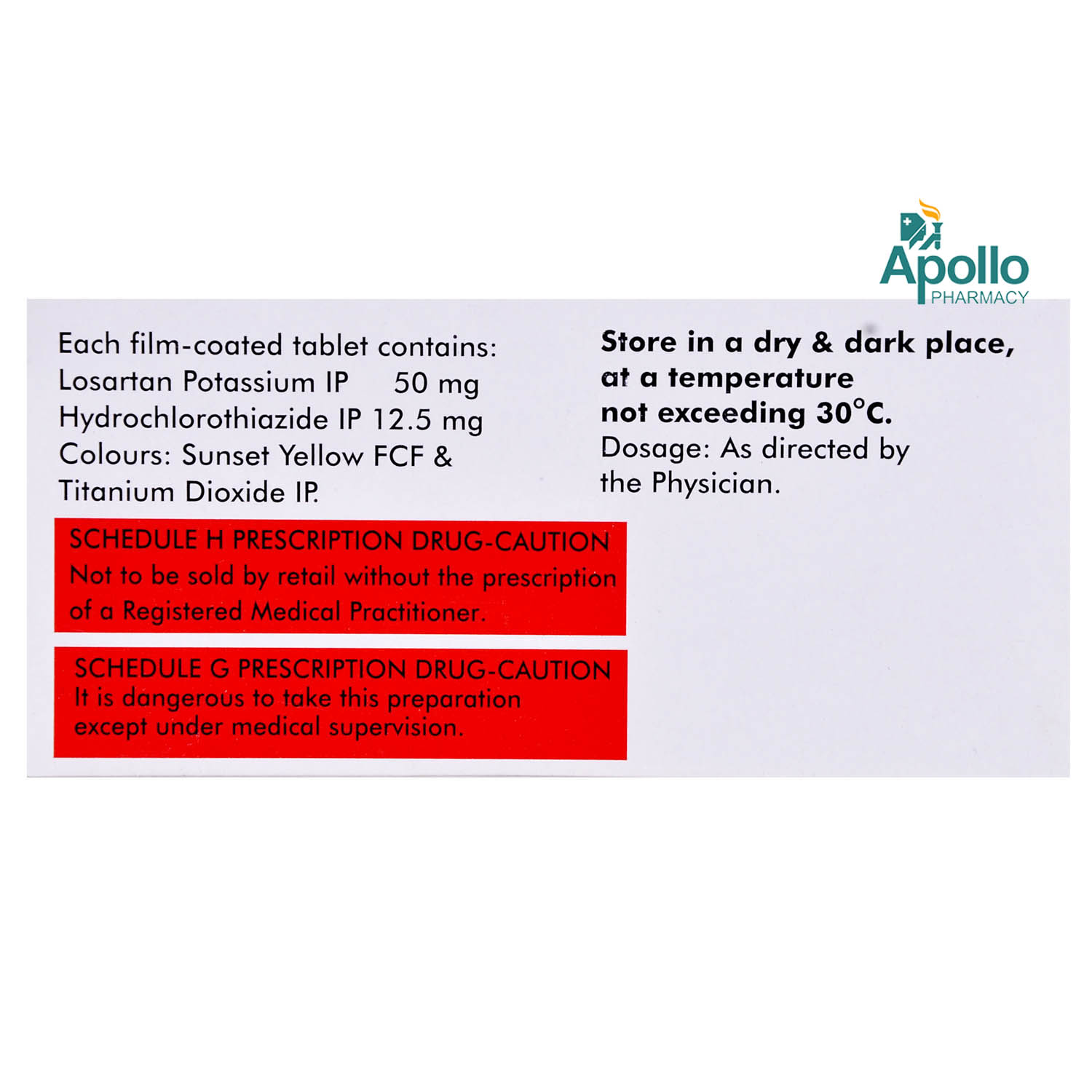 Angizaar H Tablet 10's, Pack of 10 TABLETS Angizaar H Tablet 10's, Pack of 10 TABLETS