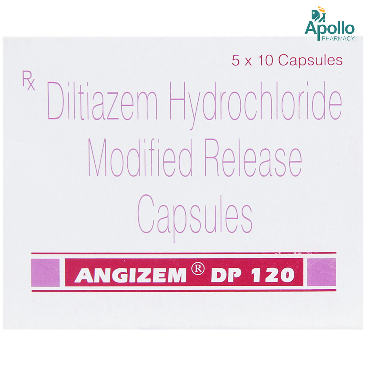 Buy Angizem DP 120 Capsule 10's Online