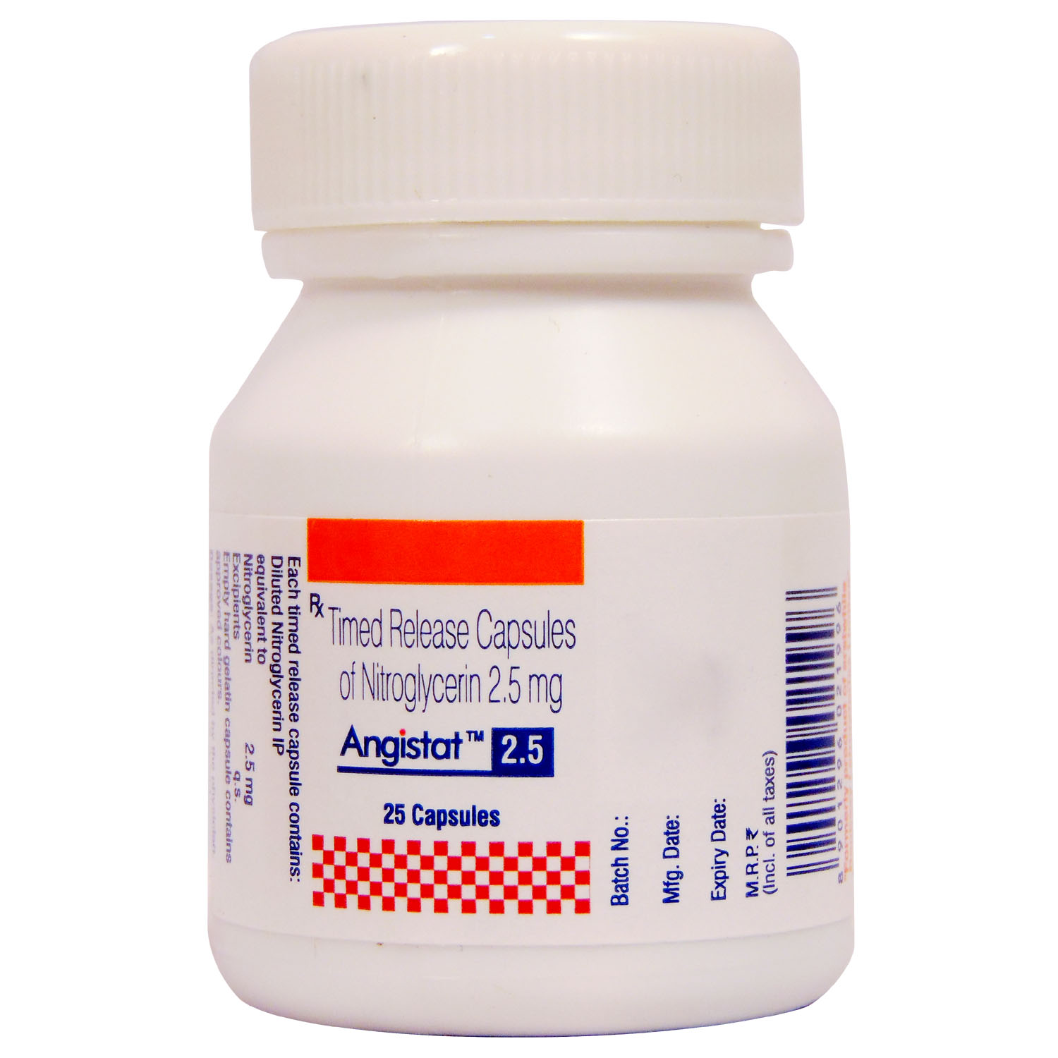 Buy Angistat 2.5 Capsule 25's Online