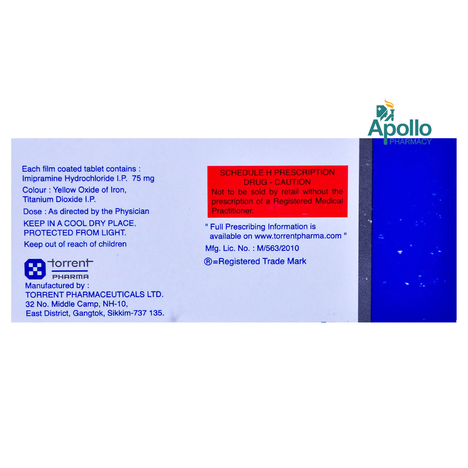 Antidep-75 Tablet 10's, Pack of 10 TABLETS Antidep-75 Tablet 10's, Pack of 10 TABLETS