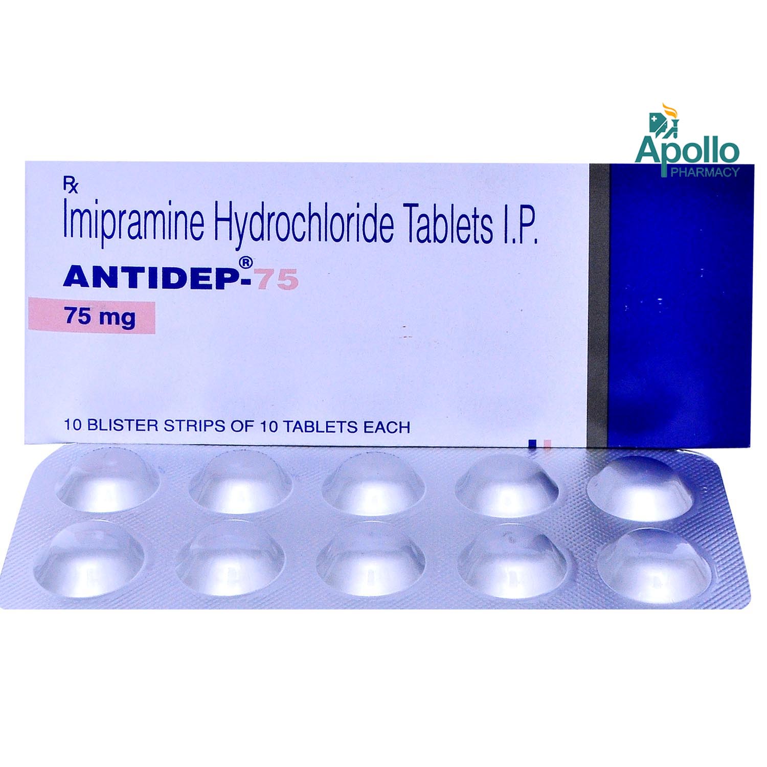 Antidep-75 Tablet 10's, Pack of 10 TABLETS Antidep-75 Tablet 10's, Pack of 10 TABLETS