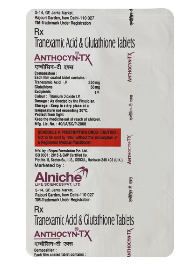 Anthocyn-TX Tablet 10's, Pack of 10 Anthocyn-TX Tablet 10's, Pack of 10