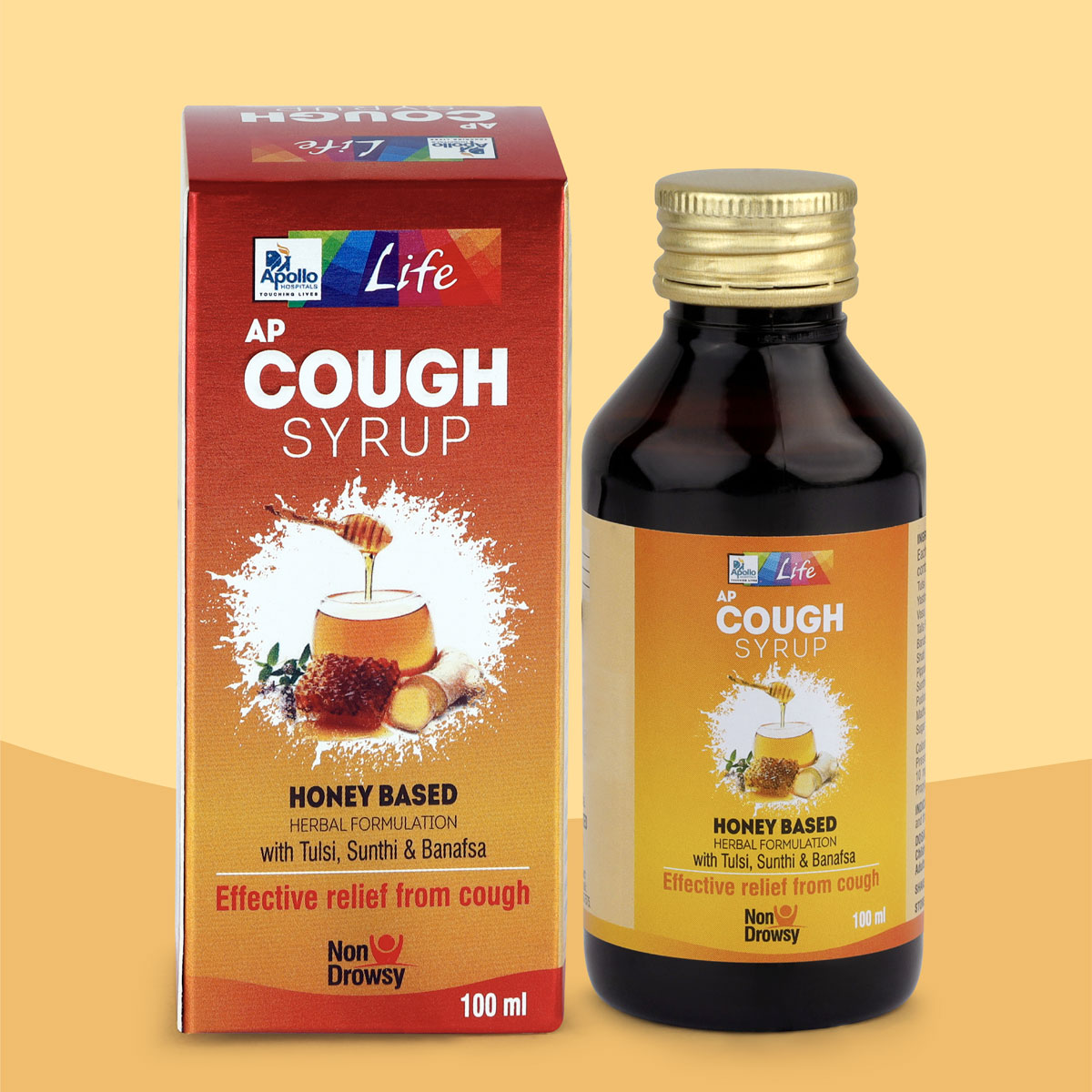 Apollo Life Cough Syrup, 100 ml, Pack of 1 Apollo Life Cough Syrup, 100 ml, Pack of 1
