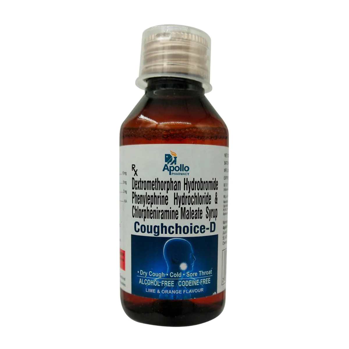 Apollo Pharmacy Coughchoice-D Syrup, 100 ml, Pack of 1 Syrup