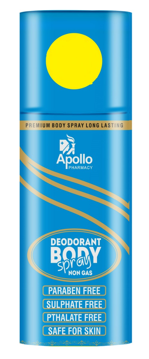 Apollo Pharmacy Deodorant Body Spray No Gas, 150 ml, Pack of 1 Apollo Pharmacy Deodorant Body Spray No Gas, 150 ml, Pack of 1