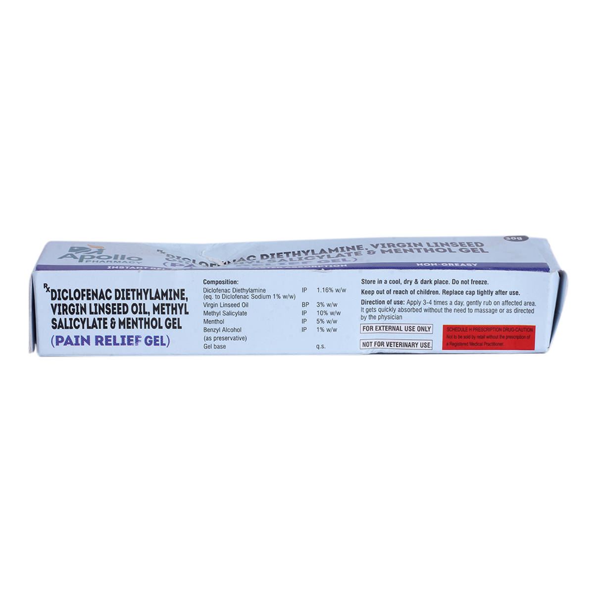 Apollo Life Pain Relief Gel, 30 gm Price, Uses, Side Effects