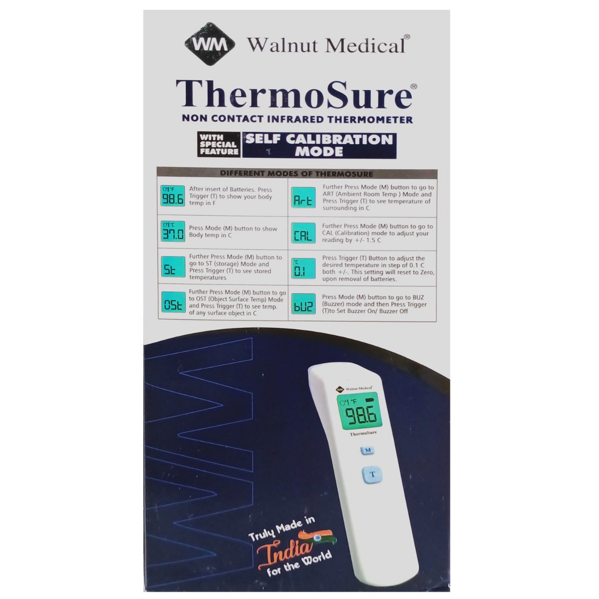 Apollo Life Thermosure Non Contact Infrared Thermometer TS03, 1 Count