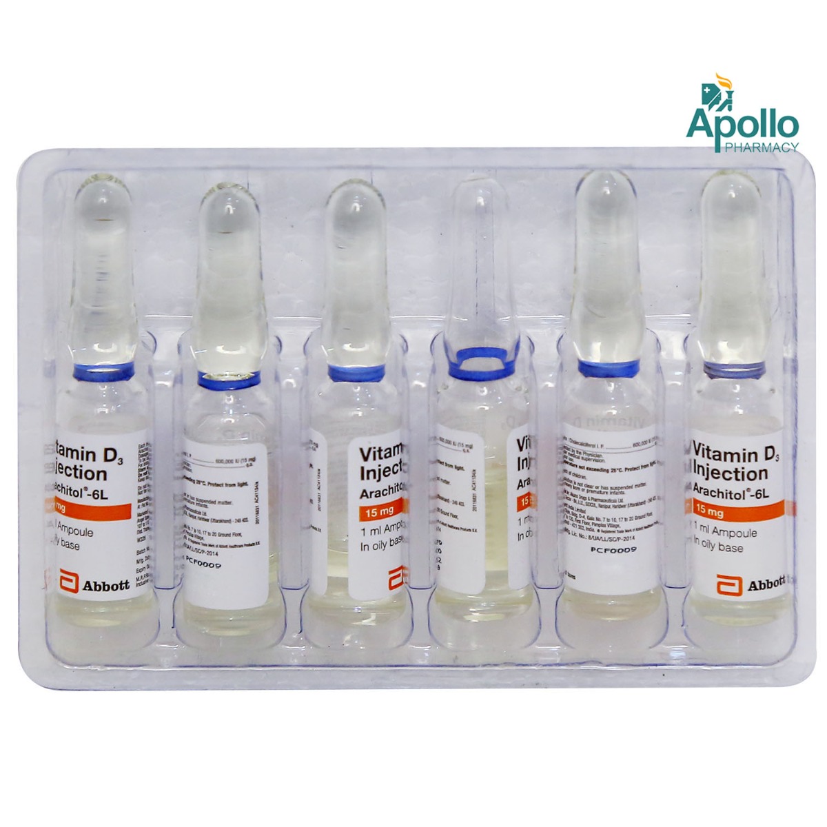 Arachitol 6L Injection 6X1 ml, Pack of 6 Arachitol 6L Injection 6X1 ml, Pack of 6