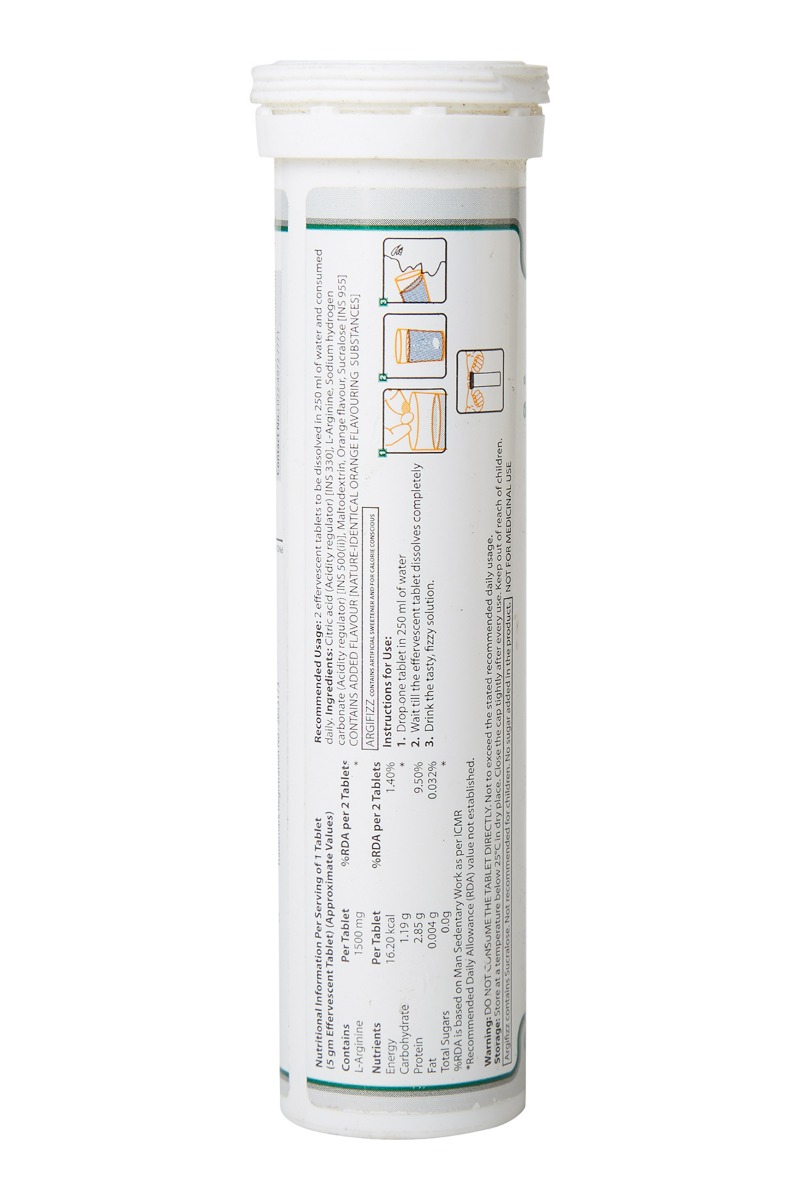 Argifizz Orange Effervescent Tablet 10's, Pack of 10 TABLETS Argifizz Orange Effervescent Tablet 10's, Pack of 10 TABLETS