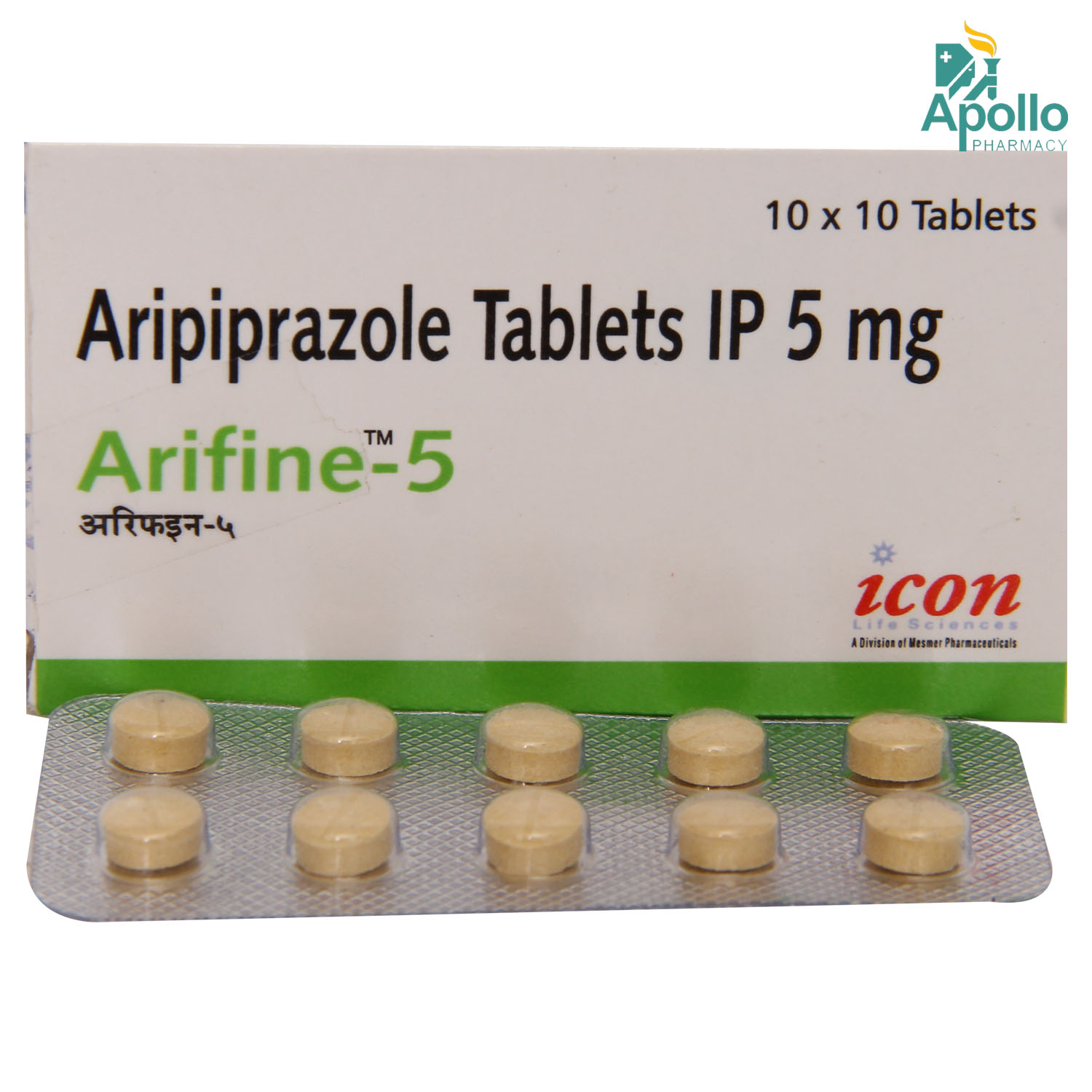 Arifine-5 Tablet 10's, Pack of 10 TABLETS Arifine-5 Tablet 10's, Pack of 10 TABLETS