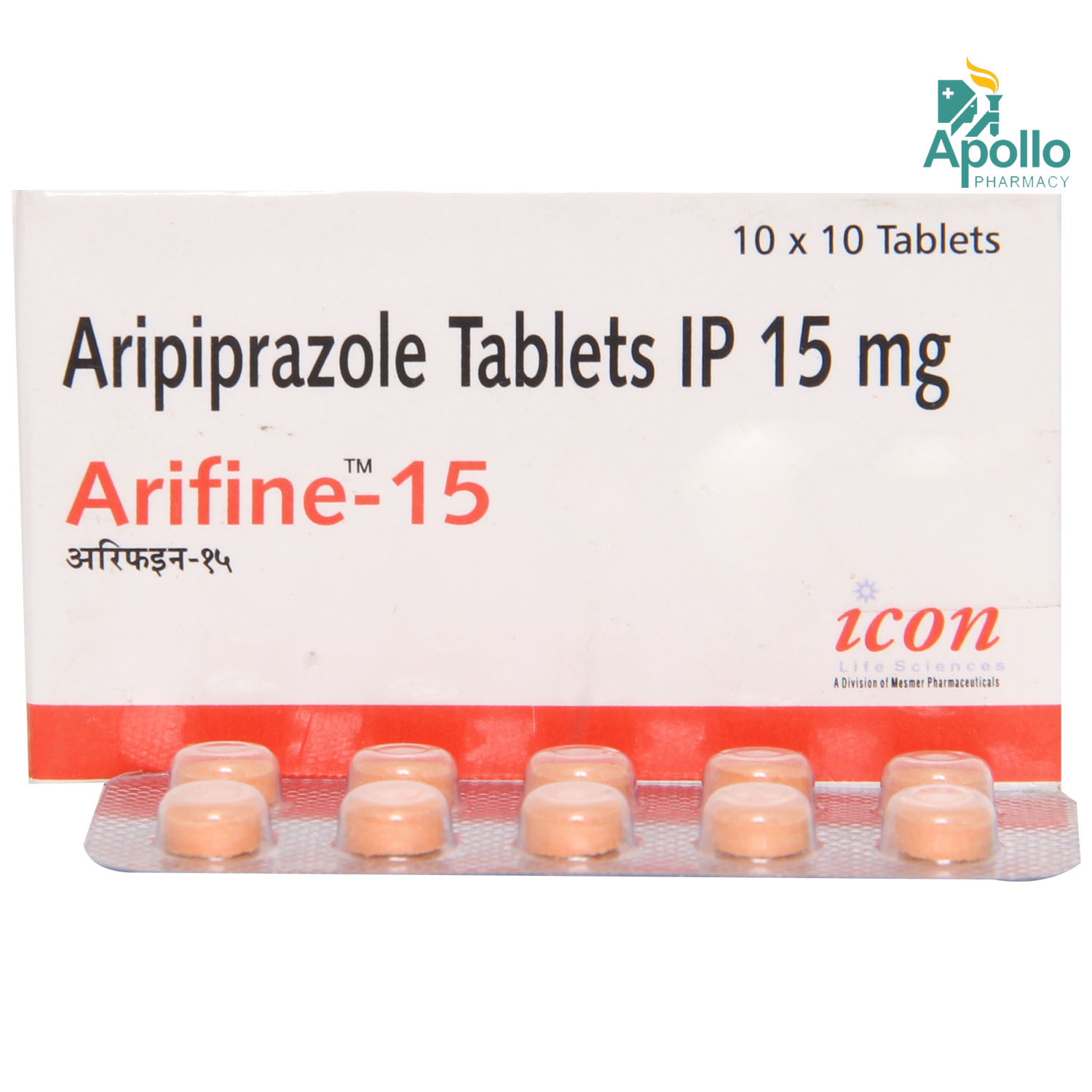 Arifine-15 Tablet 10's, Pack of 10 TABLETS Arifine-15 Tablet 10's, Pack of 10 TABLETS