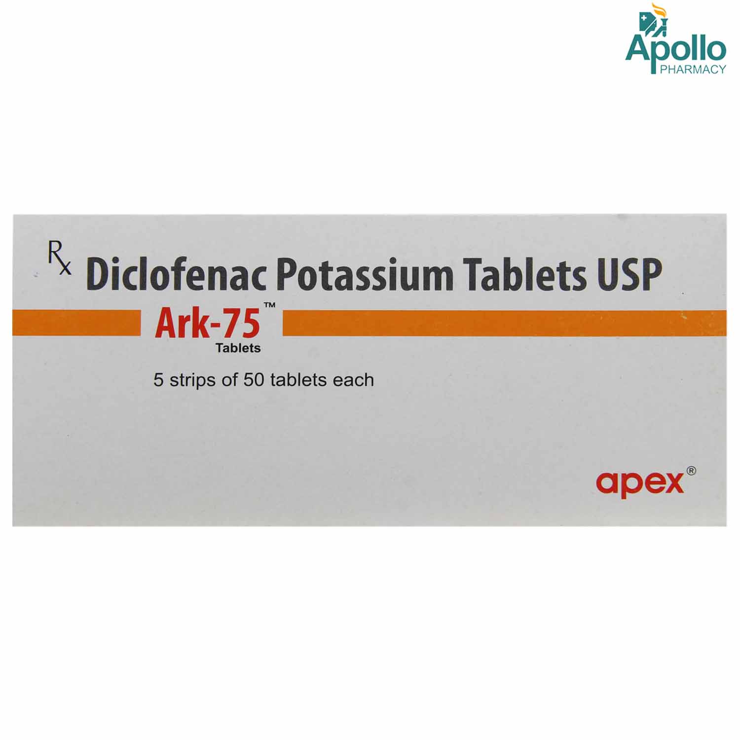 Buy ARK-75 Tablet 10's Online